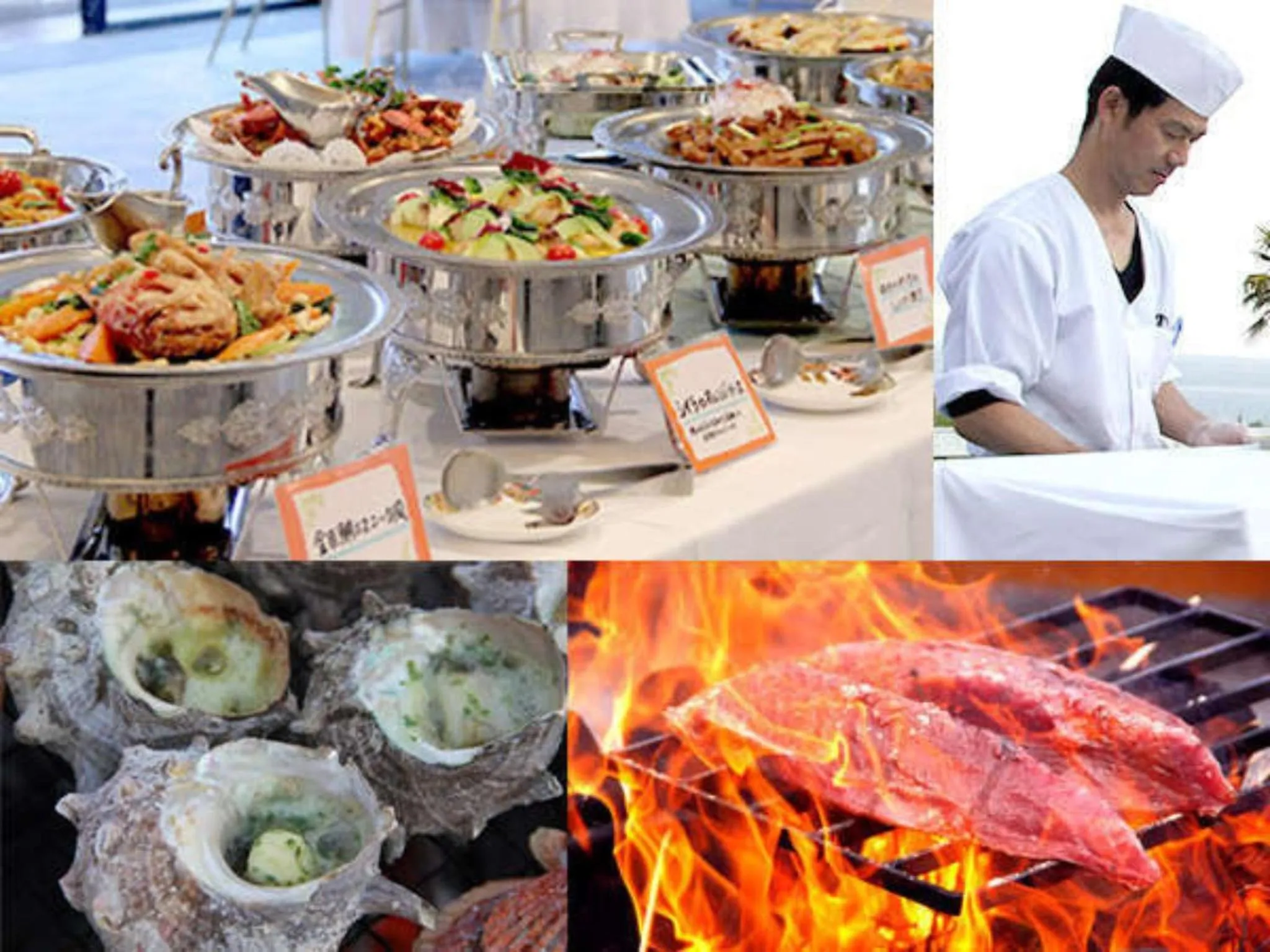 Dinner in Resort Hotel Umibe no Kajuen