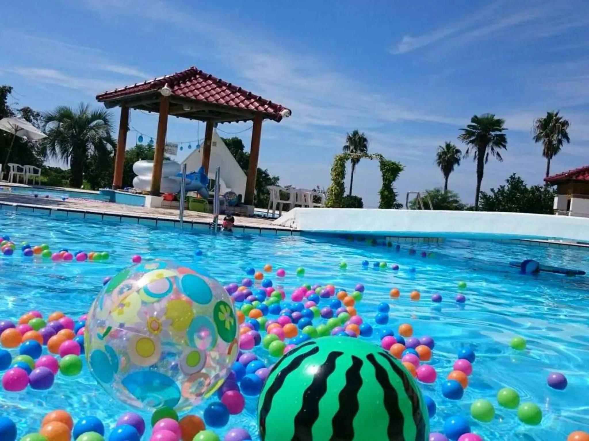 Swimming pool in Resort Hotel Umibe no Kajuen