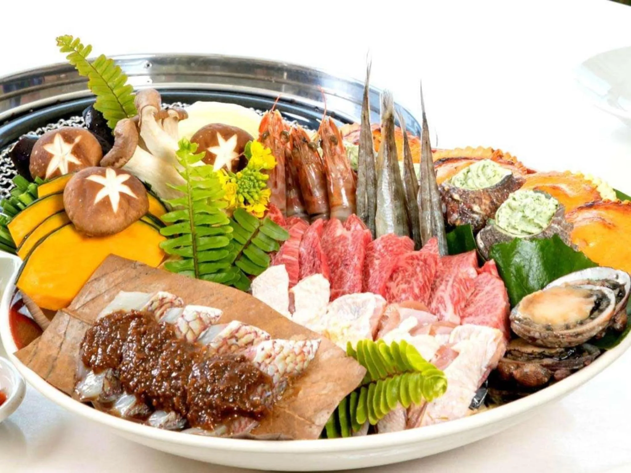 Dinner in Resort Hotel Umibe no Kajuen