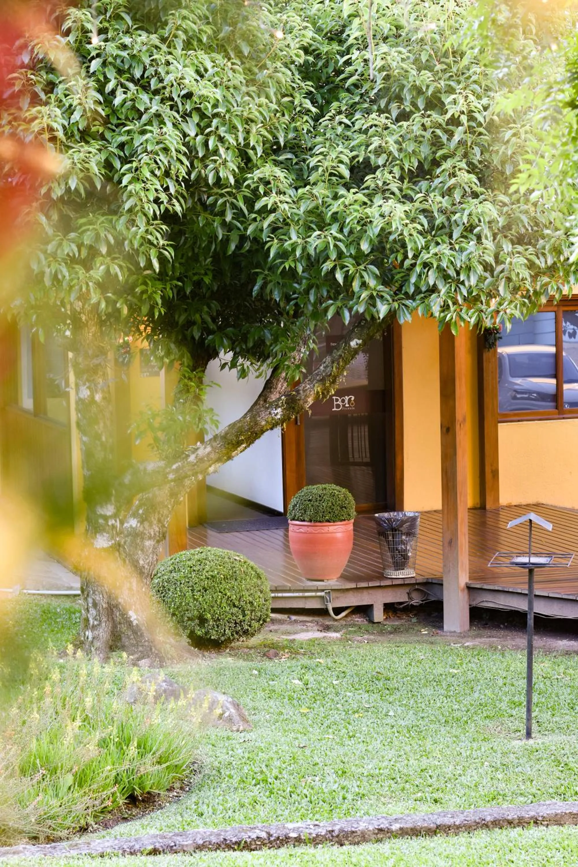 Garden in Pousada Borô