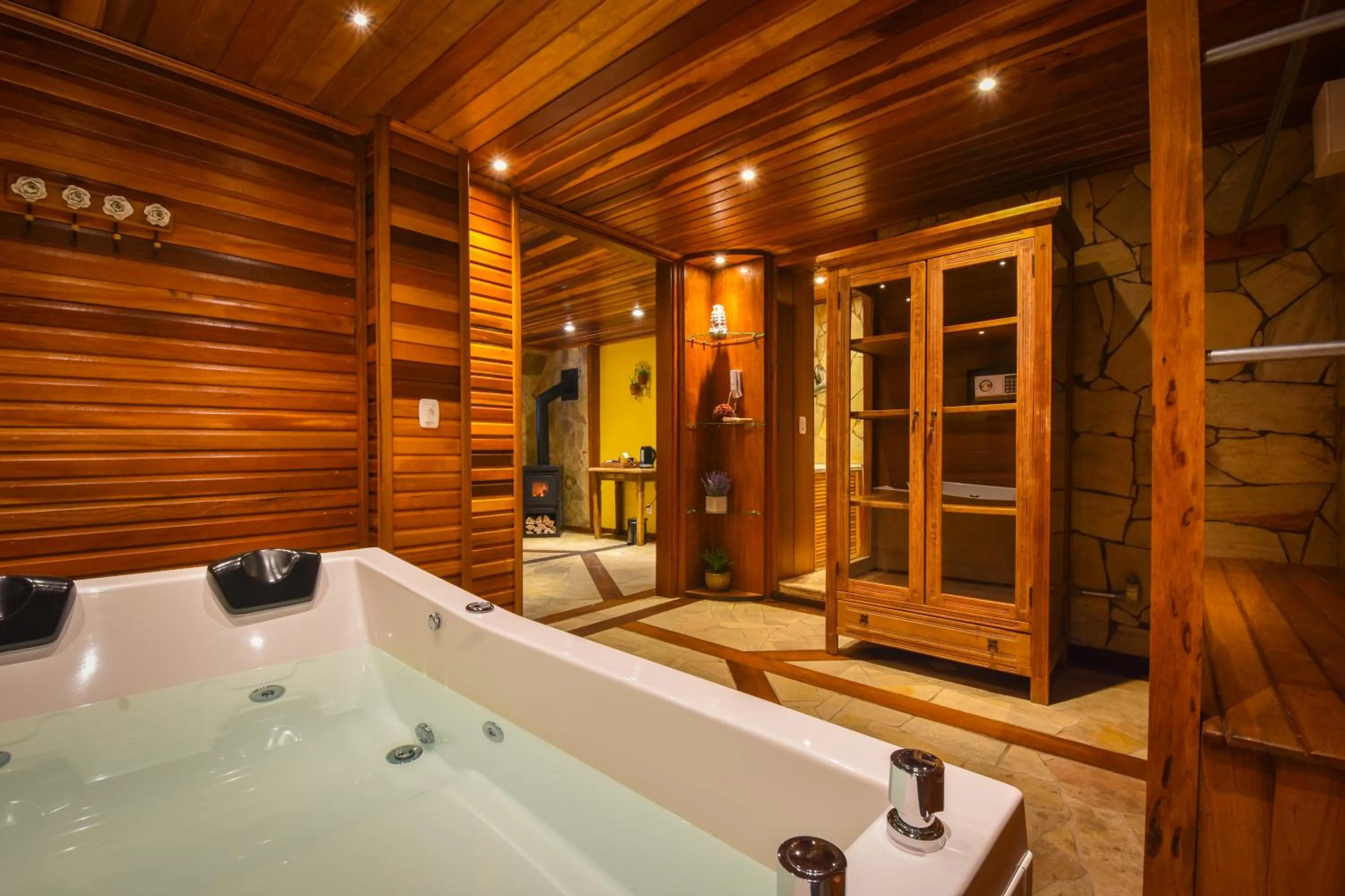 Bathroom in Pousada Borô