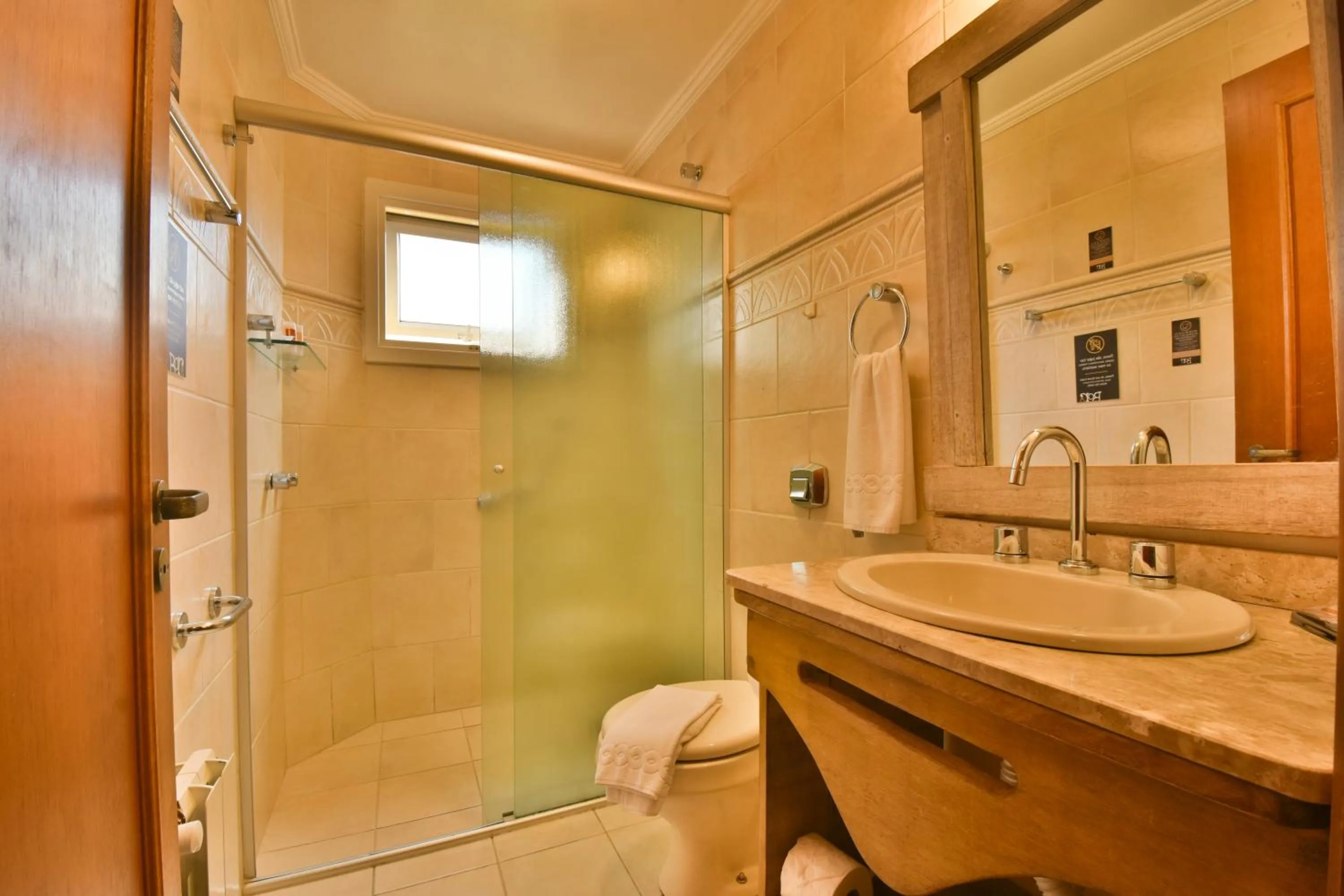 Bathroom in Pousada Borô