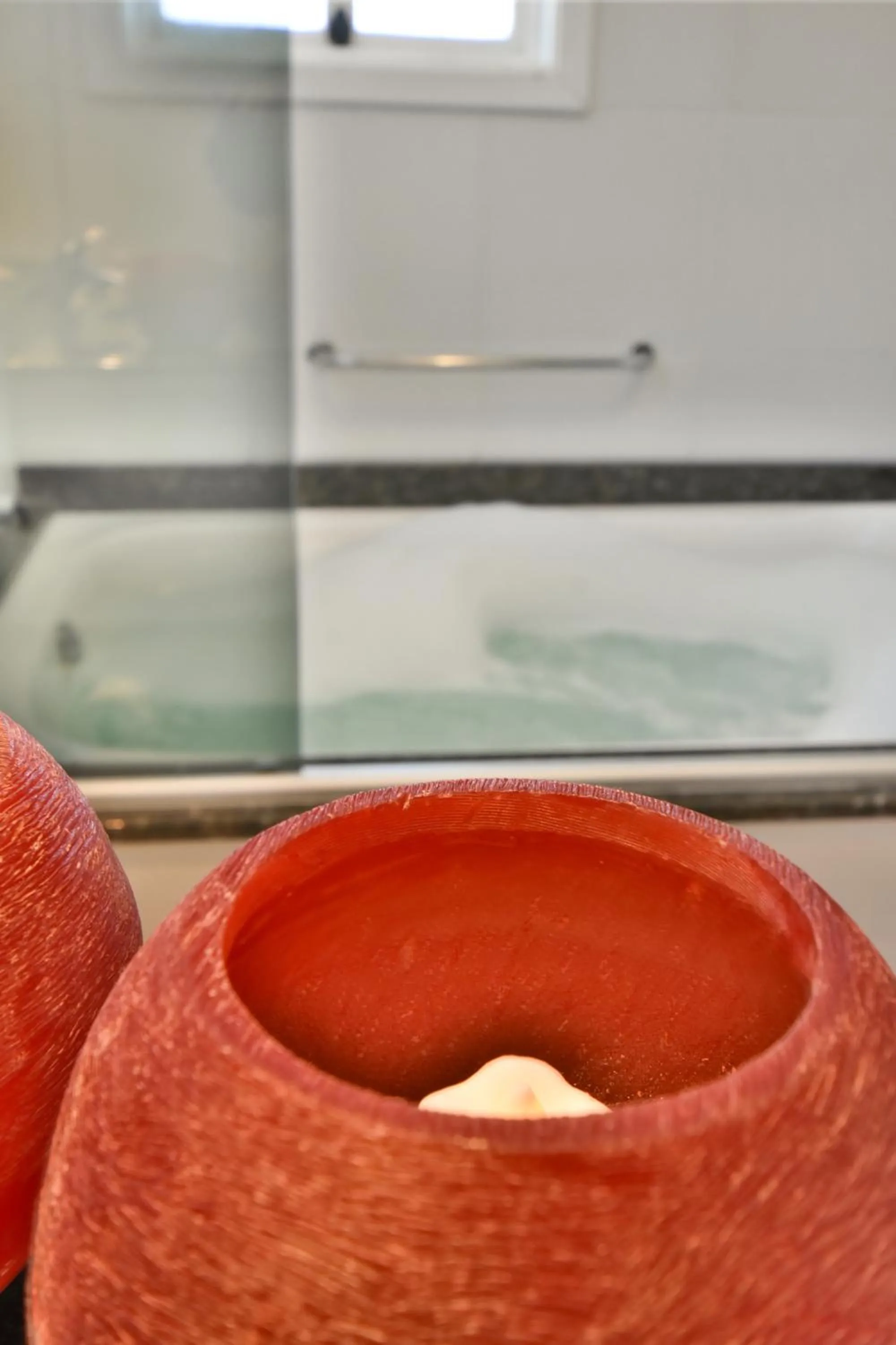 Hot Tub in Pousada Borô