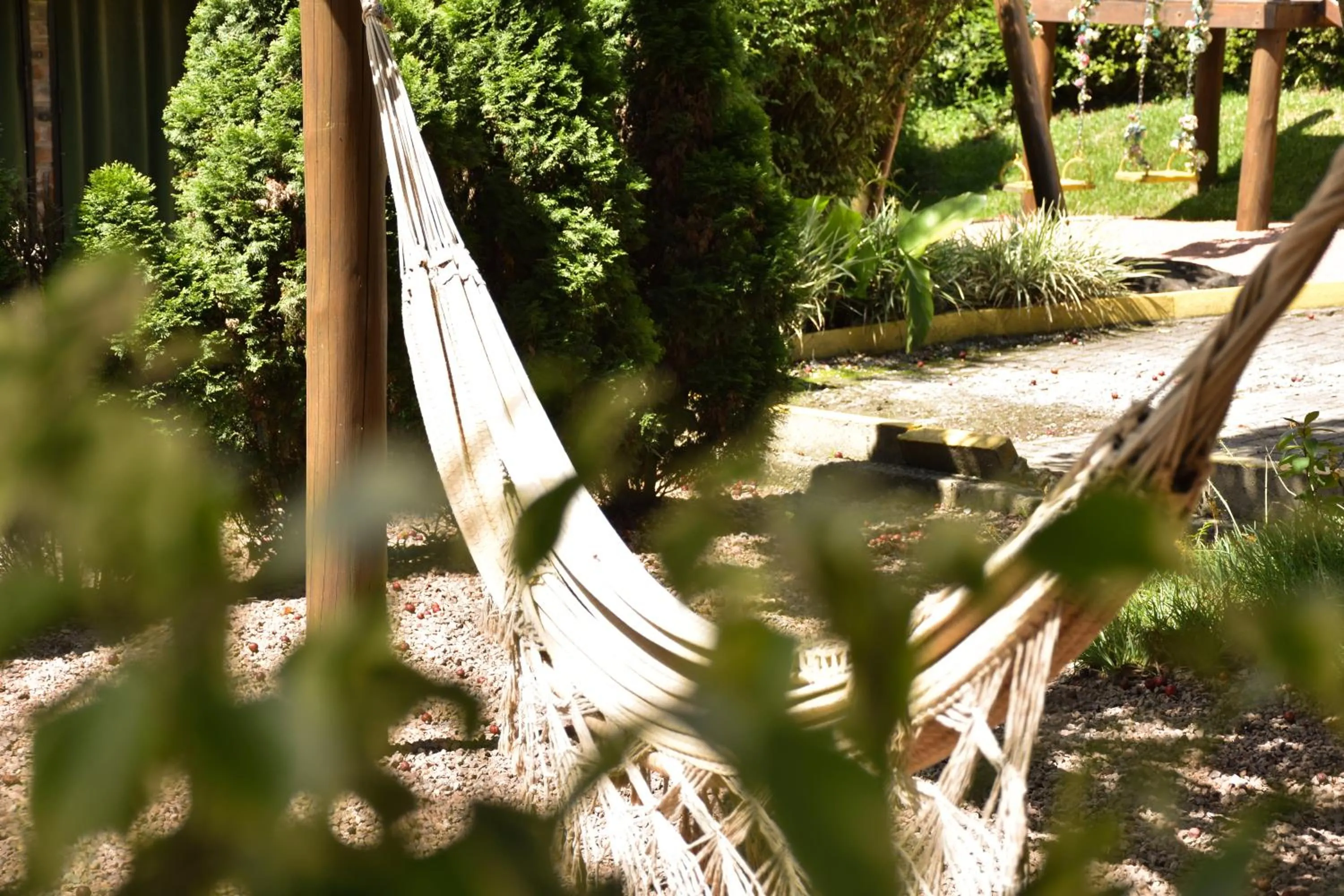 Garden in Pousada Borô