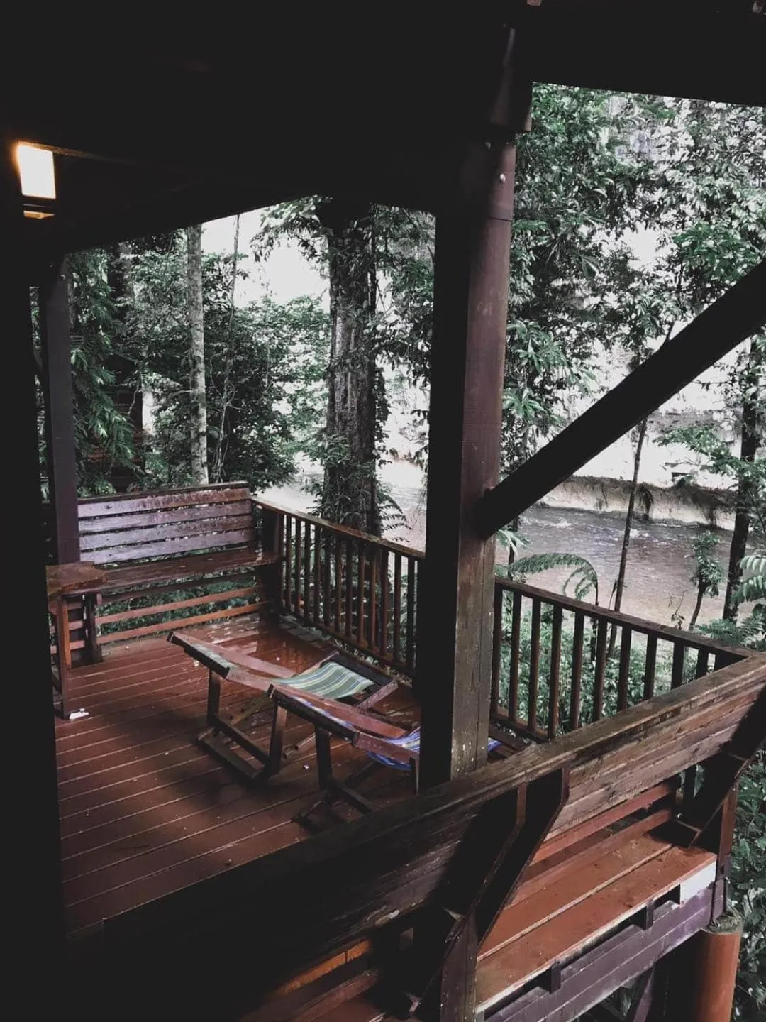 Patio in Our Jungle House