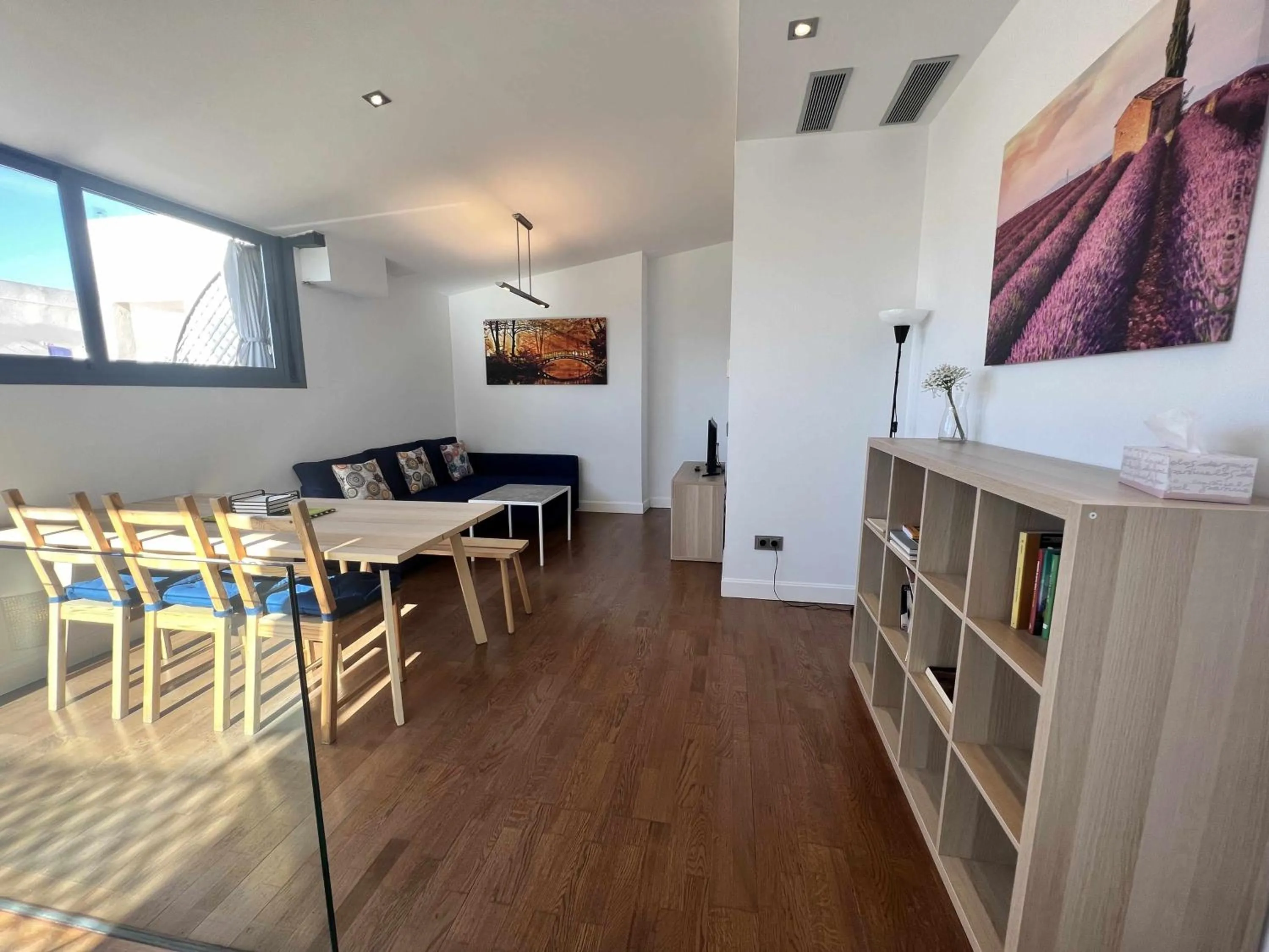 Living room in Ático San Bernardo Terraza y Parking Incluido