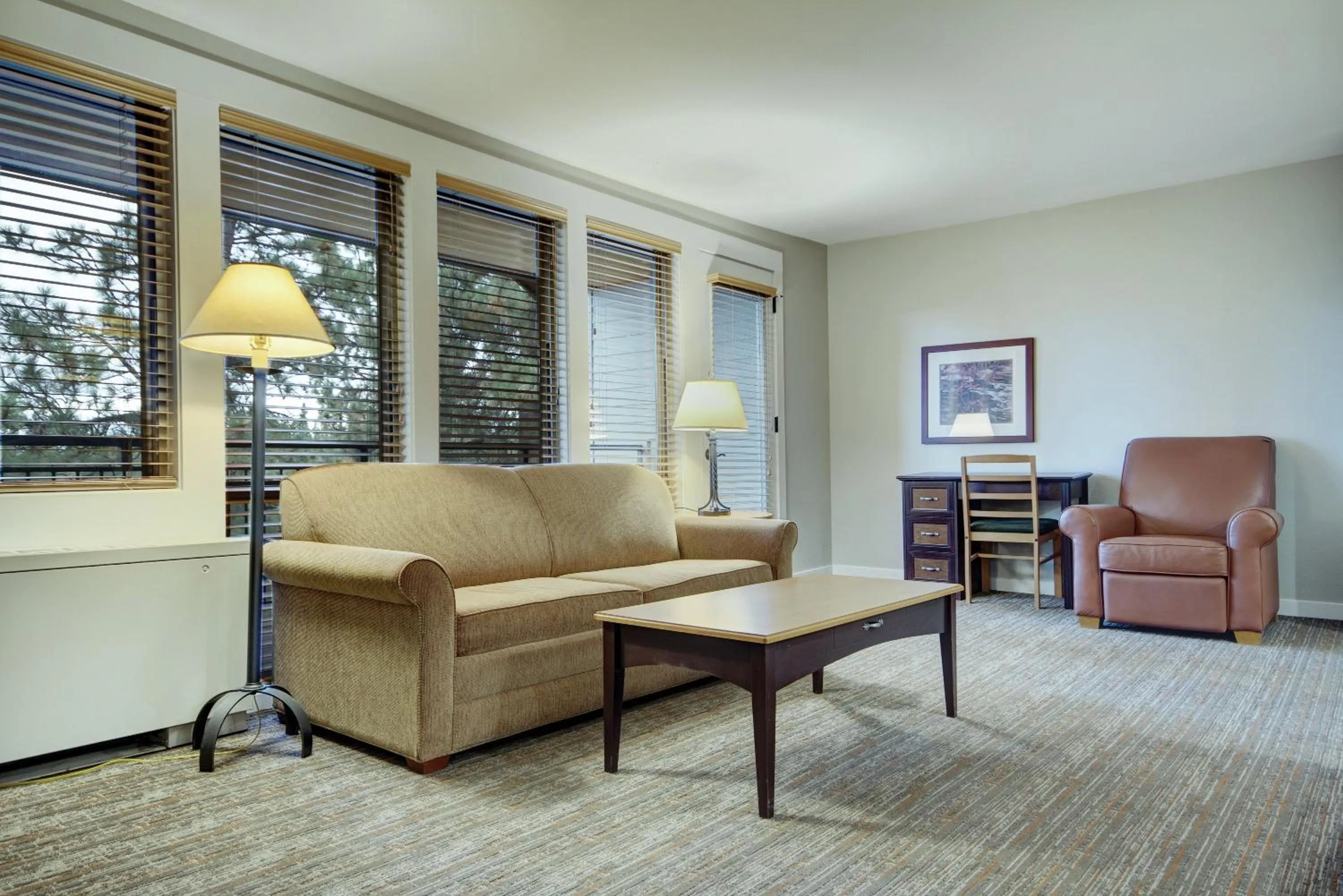 Living room in Seventh Mountain Resort