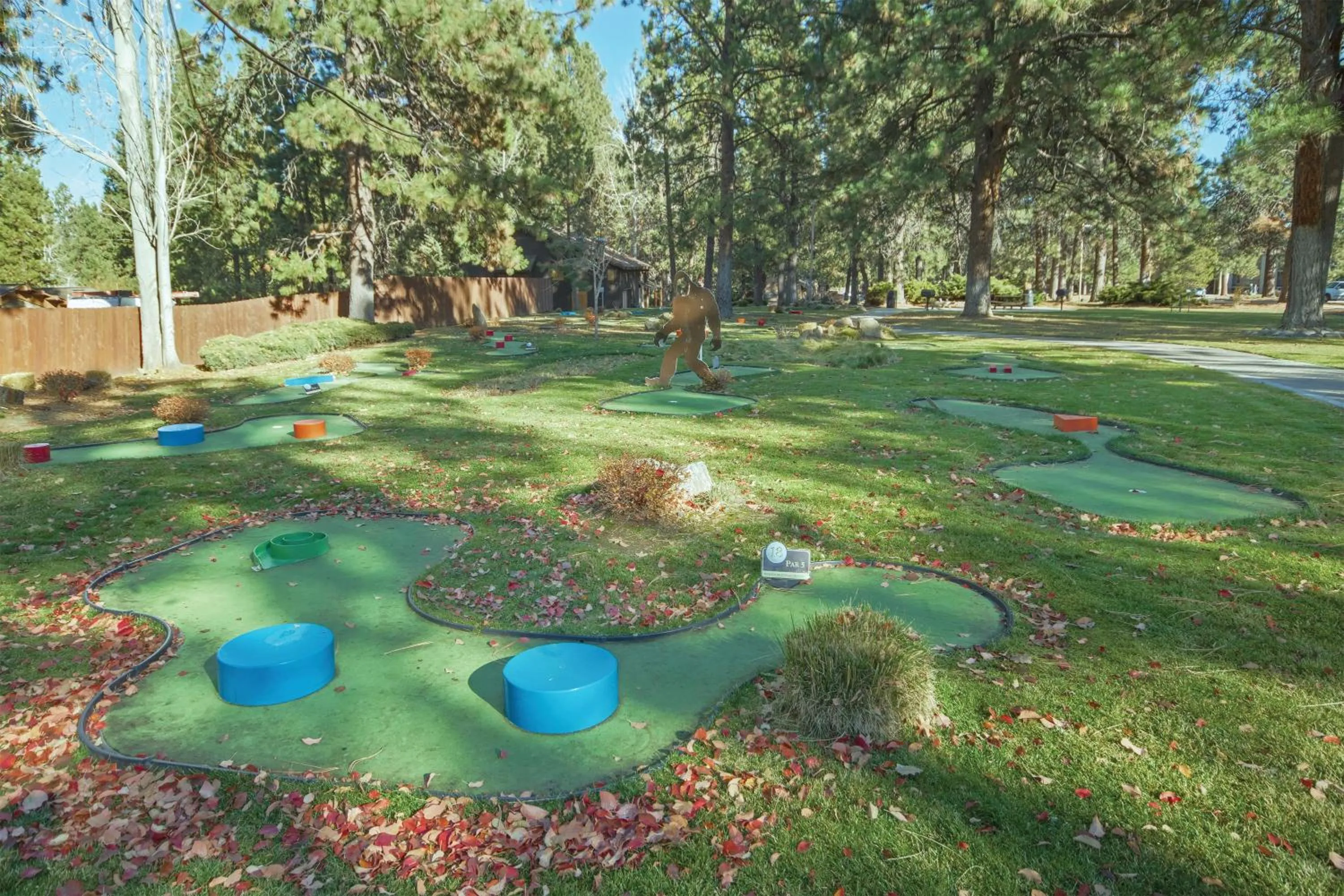 Minigolf in Seventh Mountain Resort