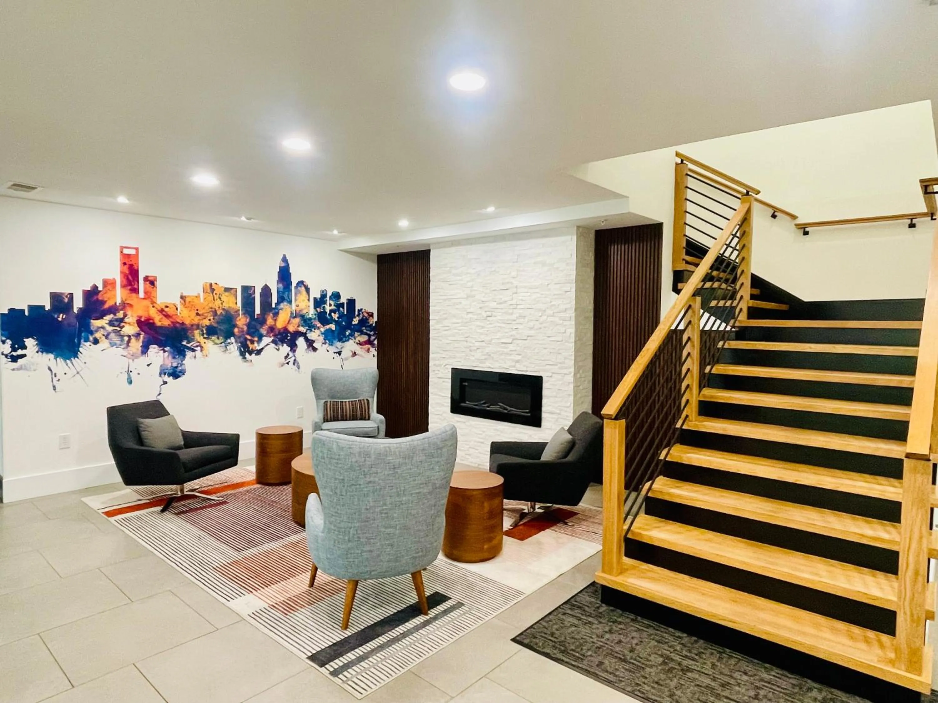 Seating area in Wingate by Wyndham Matthews - Charlotte