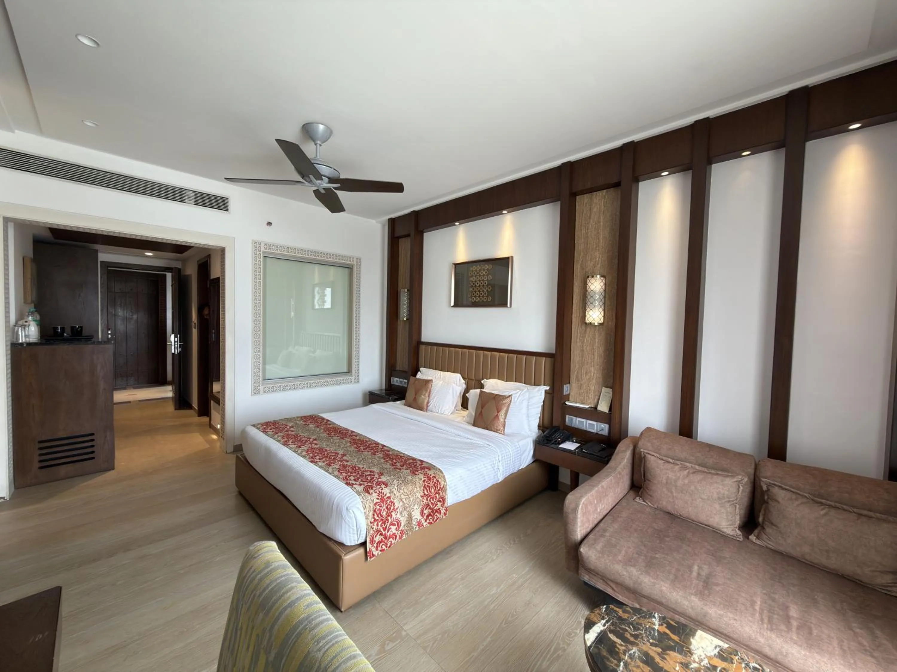 Bed in The Corinthians Resort