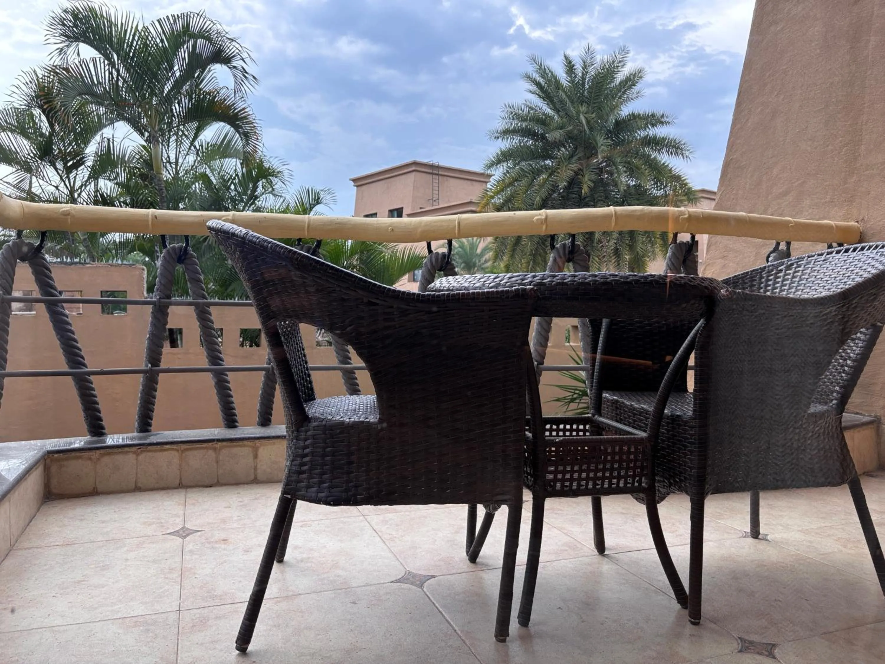 Seating area in The Corinthians Resort