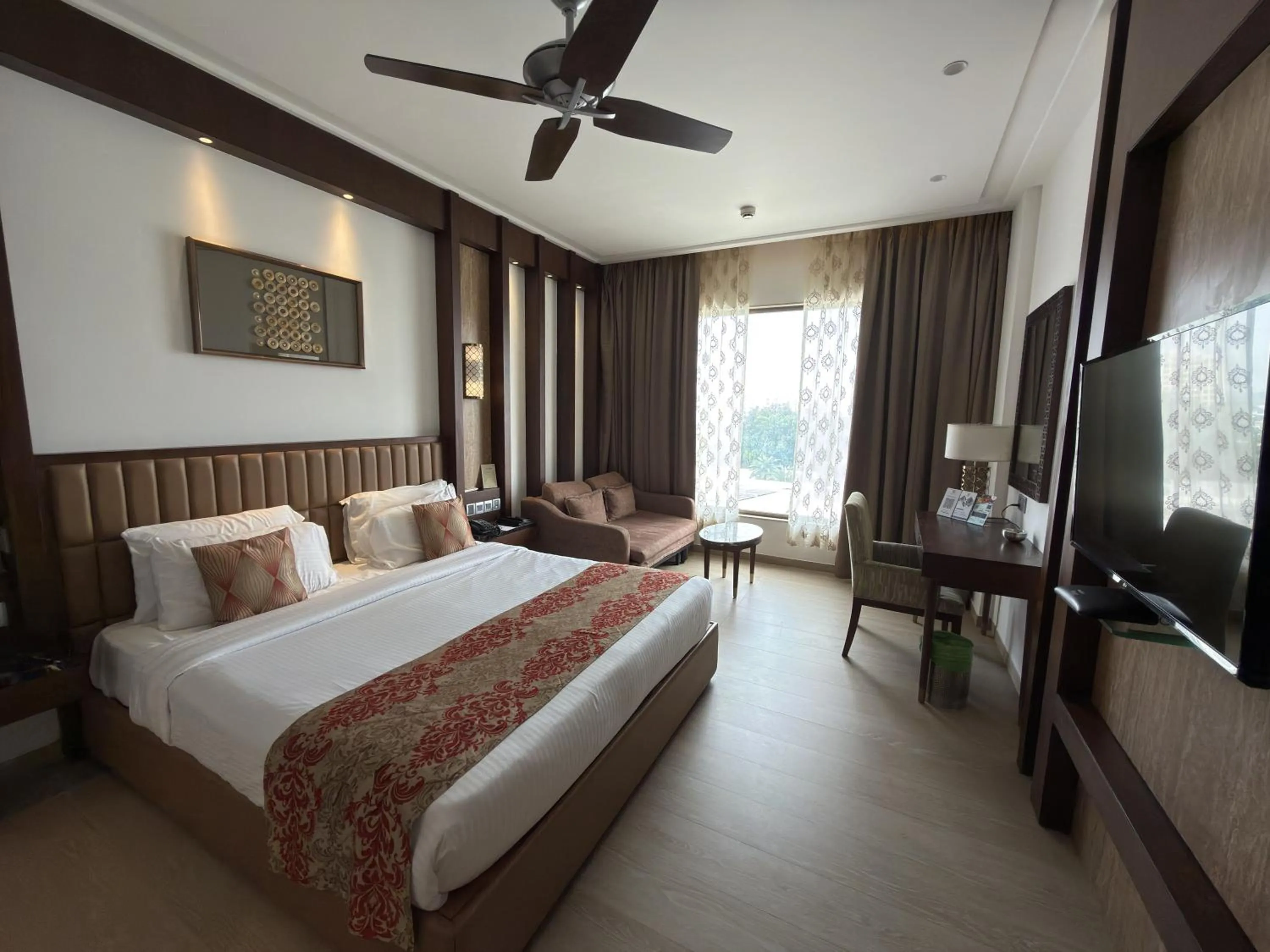 Bed in The Corinthians Resort