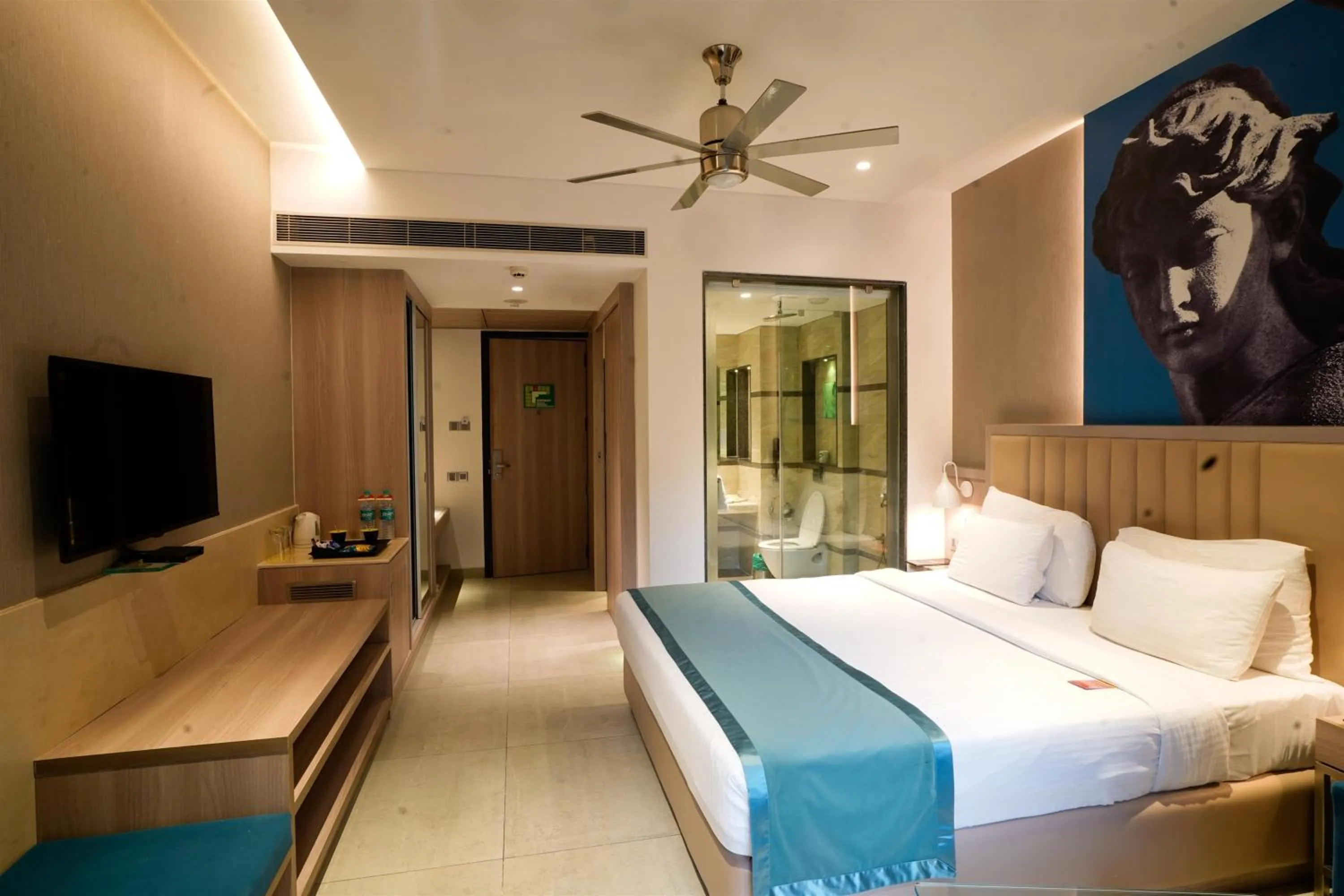 View (from property/room), Bed in The Corinthians Resort