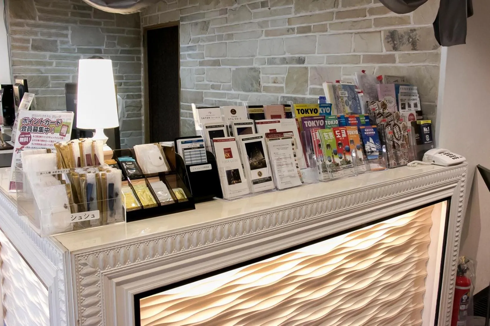 Lobby or reception in Grand Park Hotel Panex Tokyo