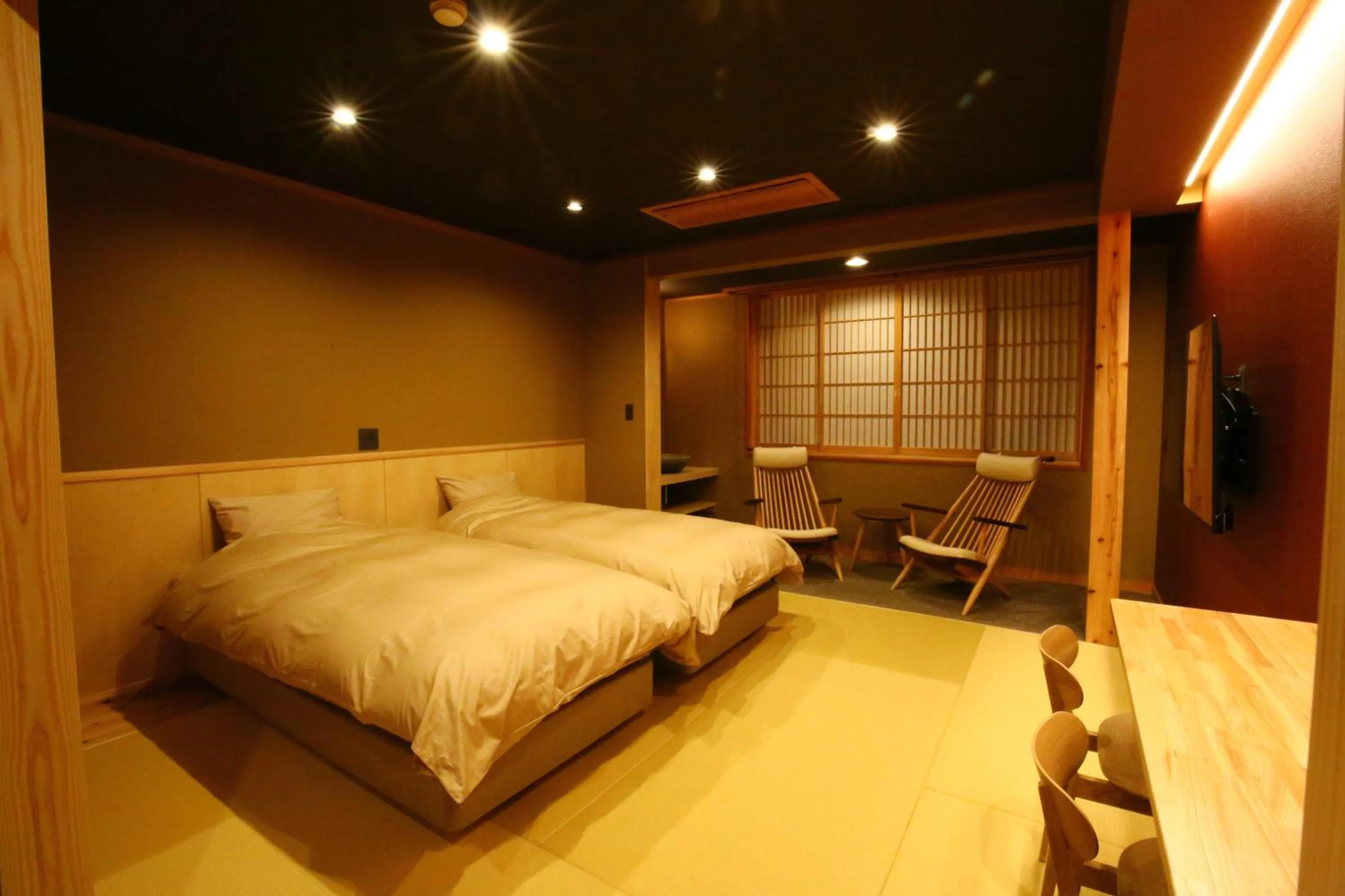Bed in Nakajimaya Ryokan