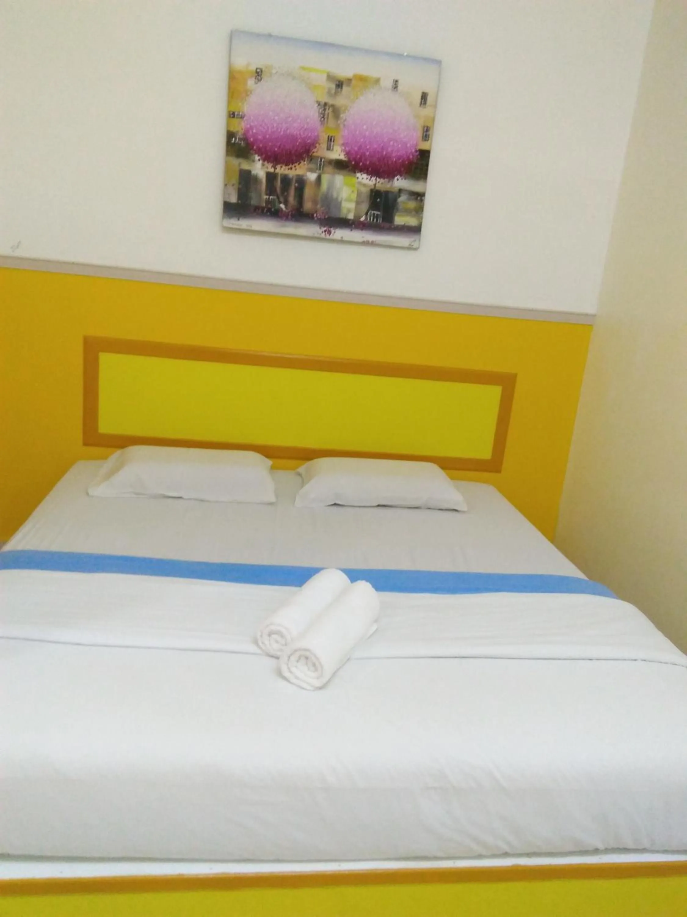 Bed in Hotel Abby IGB Tasek