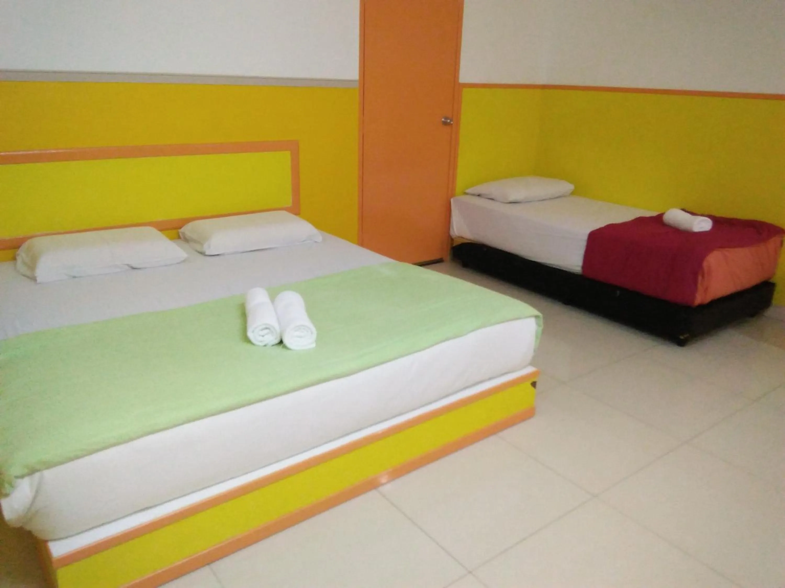 Bed in Hotel Abby IGB Tasek