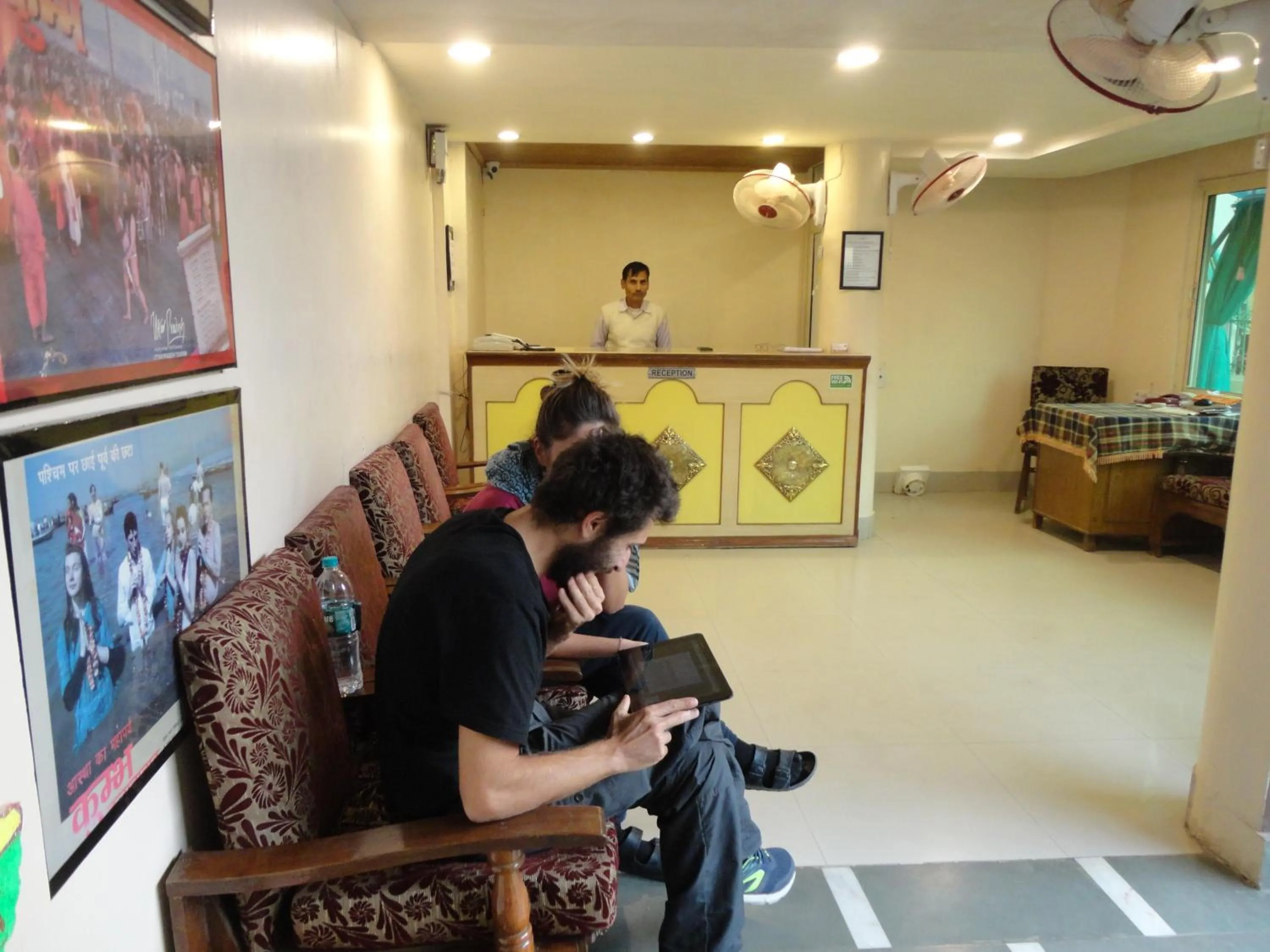 Lobby or reception in Hotel Temple On Ganges