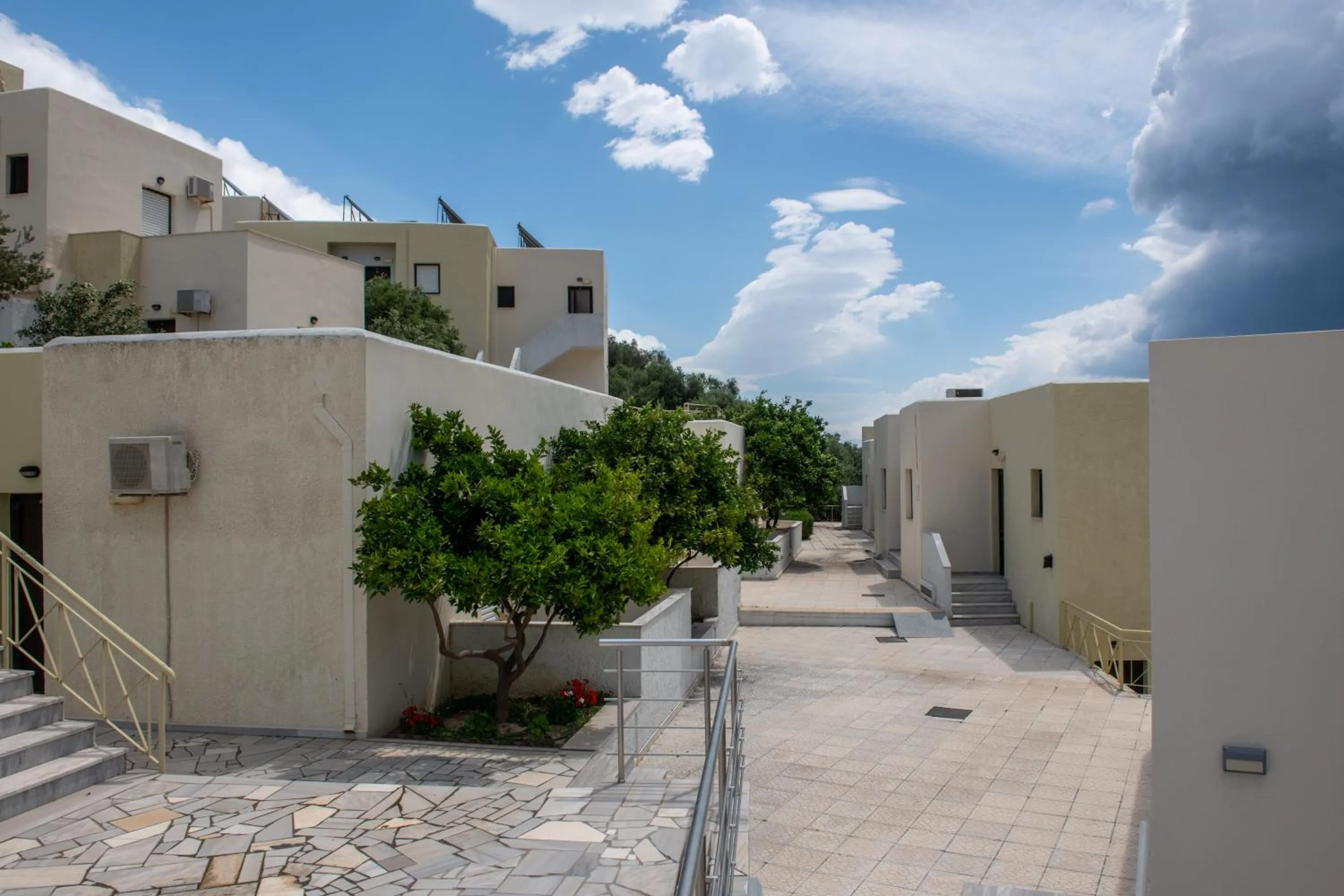 Property building in Polyrizos Hotel