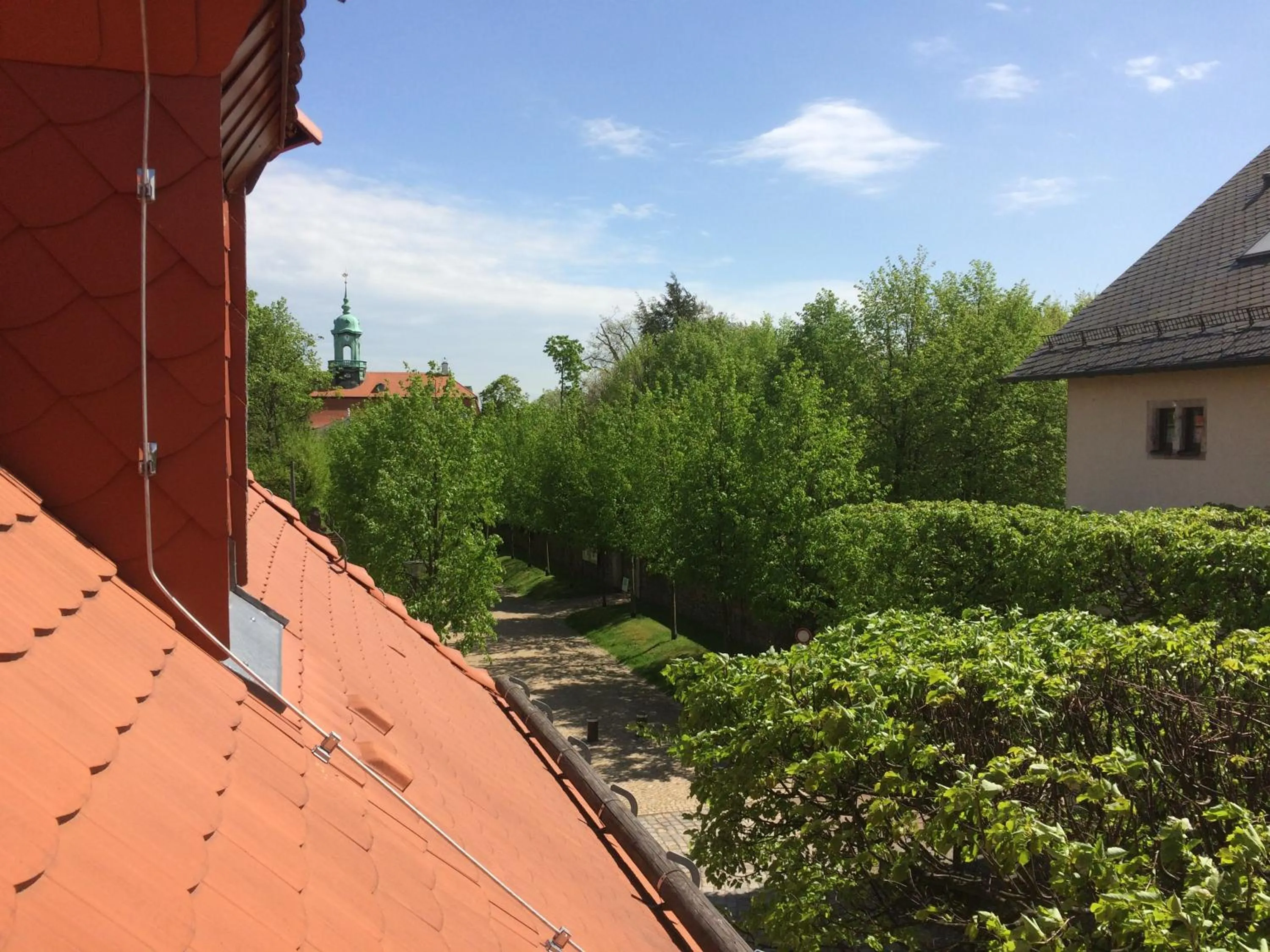 View (from property/room) in Schlossgasthaus Lichtenwalde