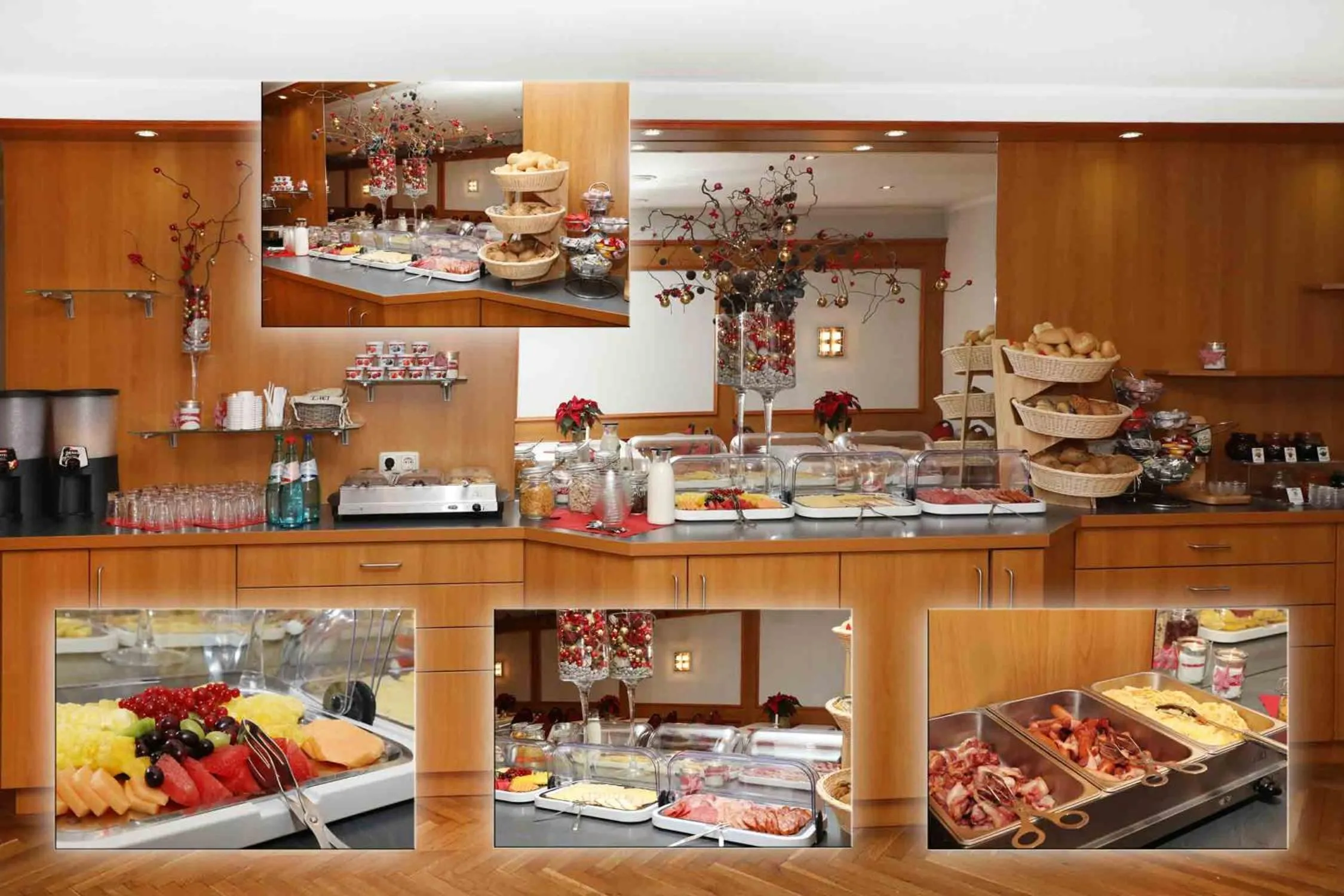 Buffet breakfast in Schlossgasthaus Lichtenwalde