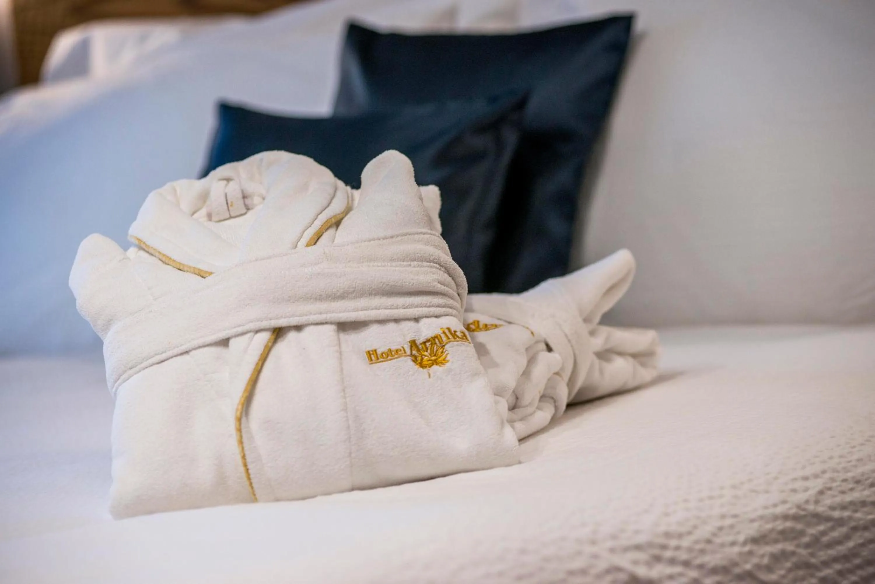 Decorative detail, Bed in Hotel Arnika