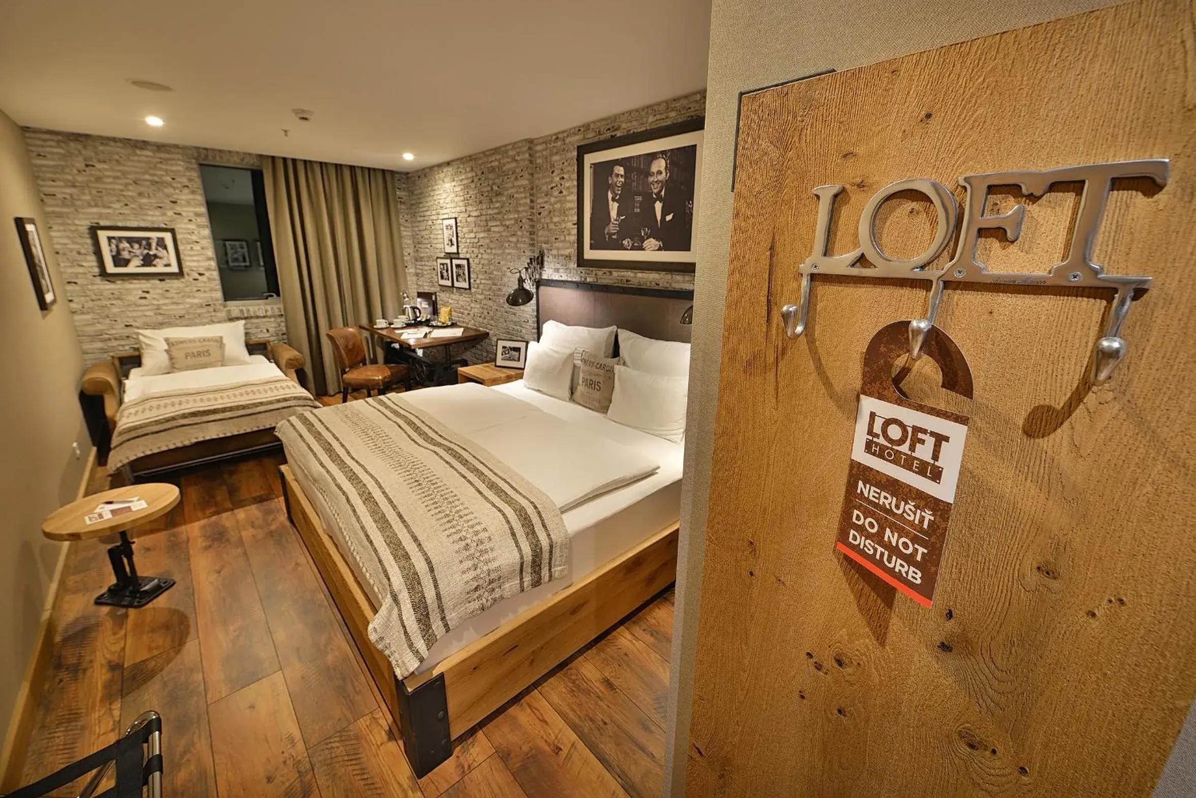 Premium Triple Room (including daily refilled free mini bar) in LOFT Hotel Bratislava Premium Triple Room (including daily refilled free mini bar) in LOFT Hotel Bratislava
