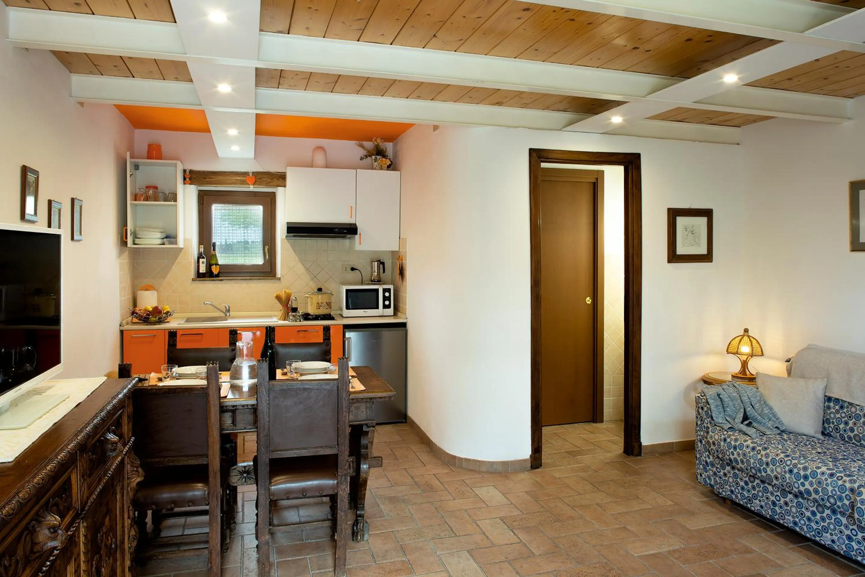 Kitchen or kitchenette in All'Antica Mattonata