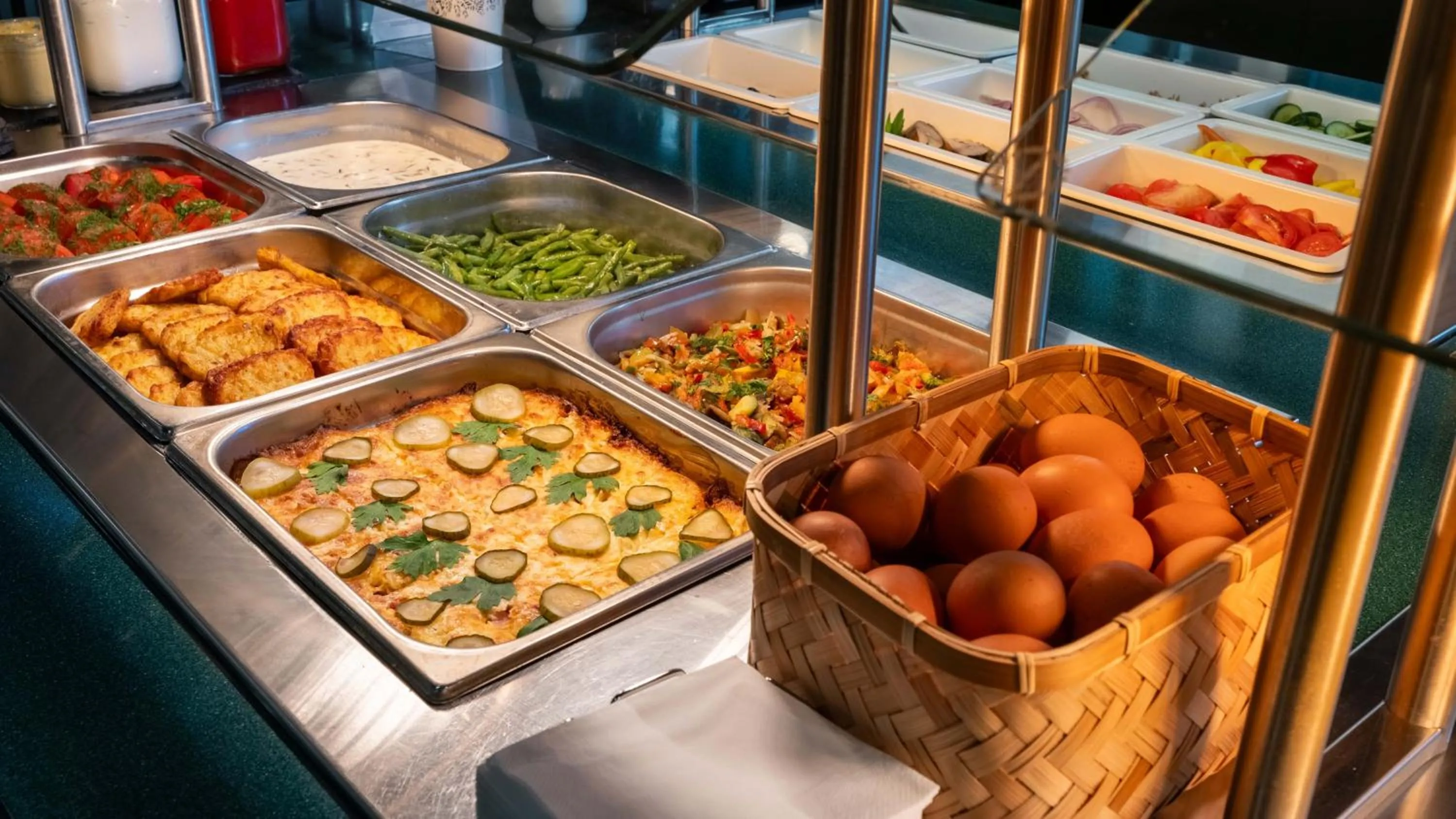 Buffet breakfast in Wellton Riverside SPA Hotel