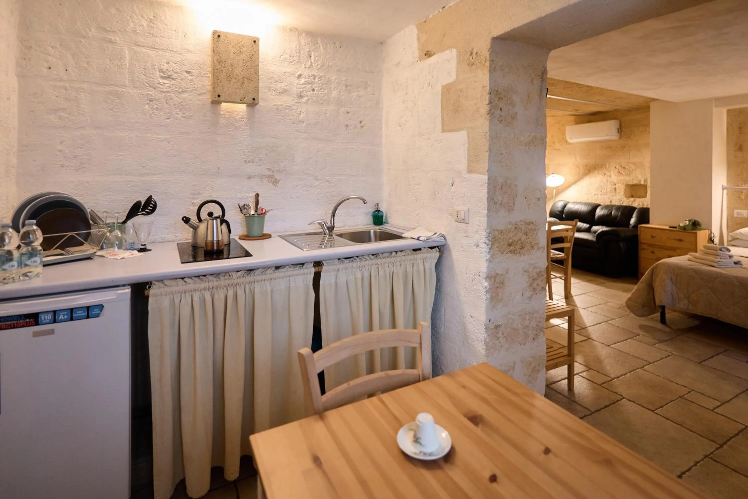 Kitchen or kitchenette in Bed & Breakfast Casa Lopez