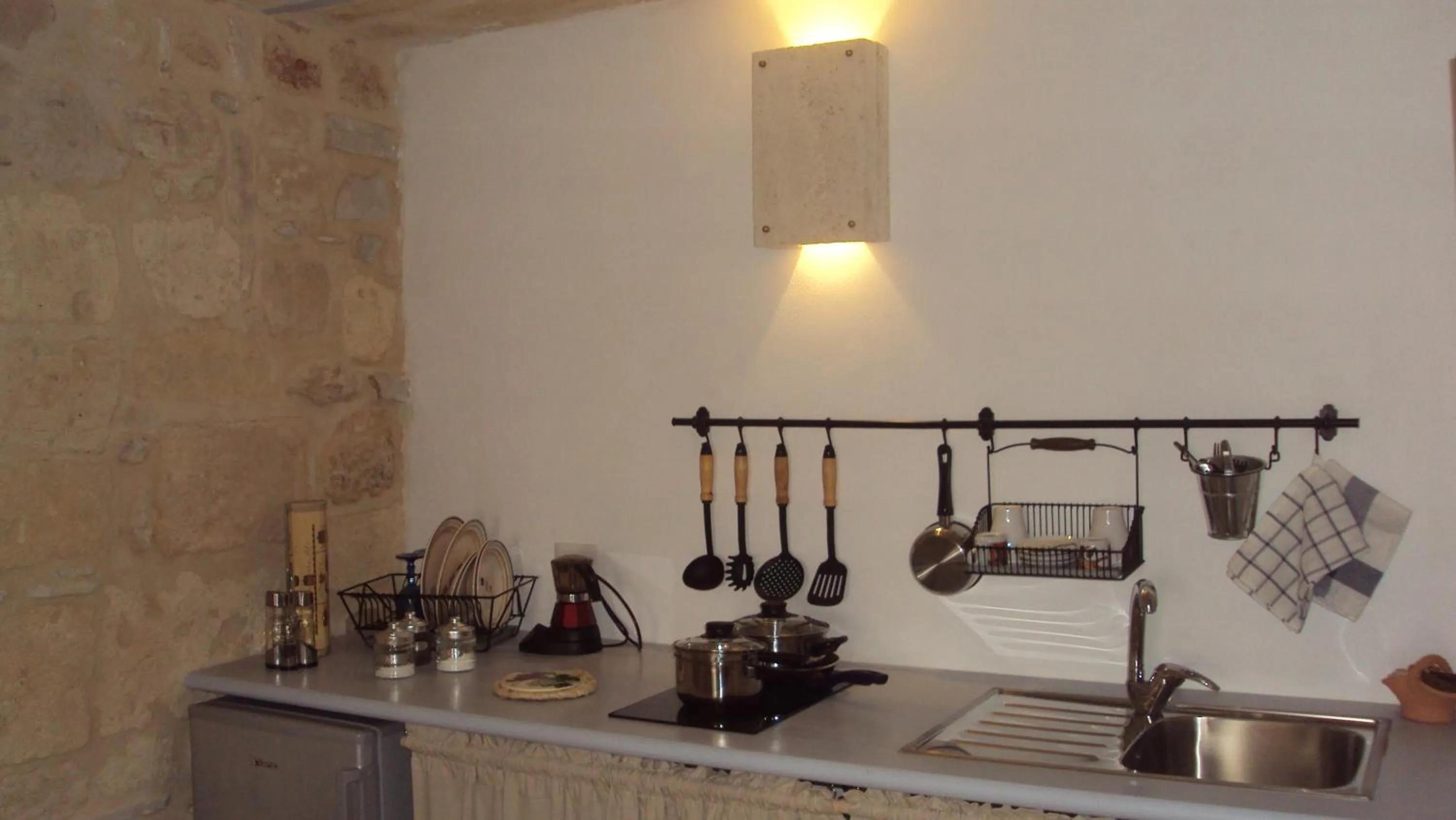 Kitchen or kitchenette in Bed & Breakfast Casa Lopez