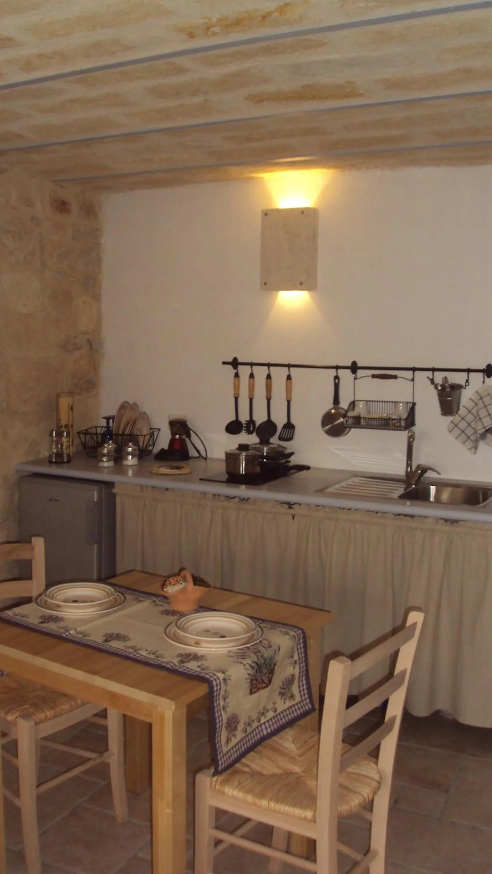 Kitchen or kitchenette in Bed & Breakfast Casa Lopez