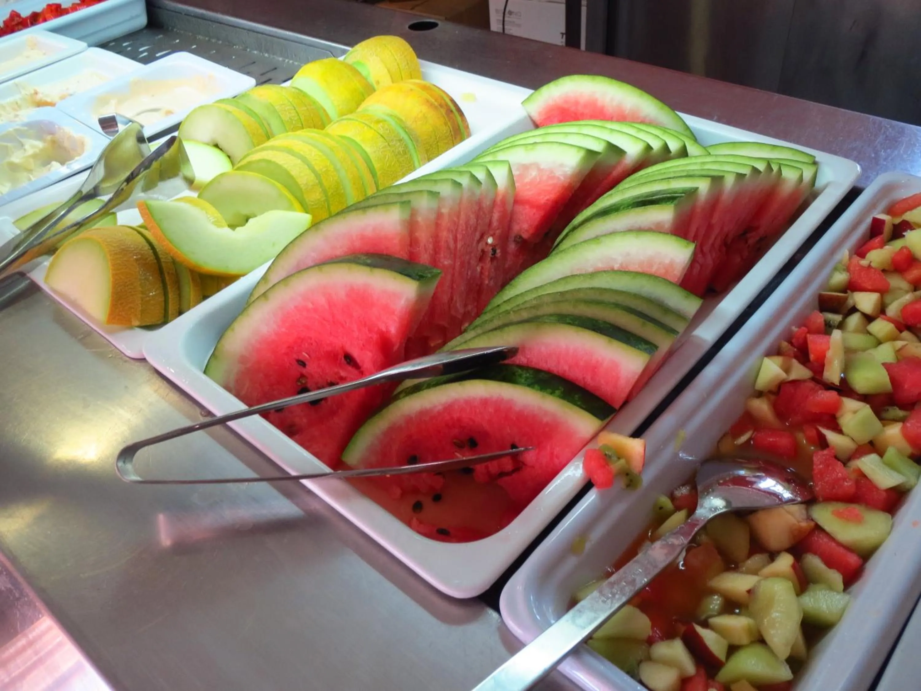 Buffet breakfast in Apollonia Beach Resort & Spa