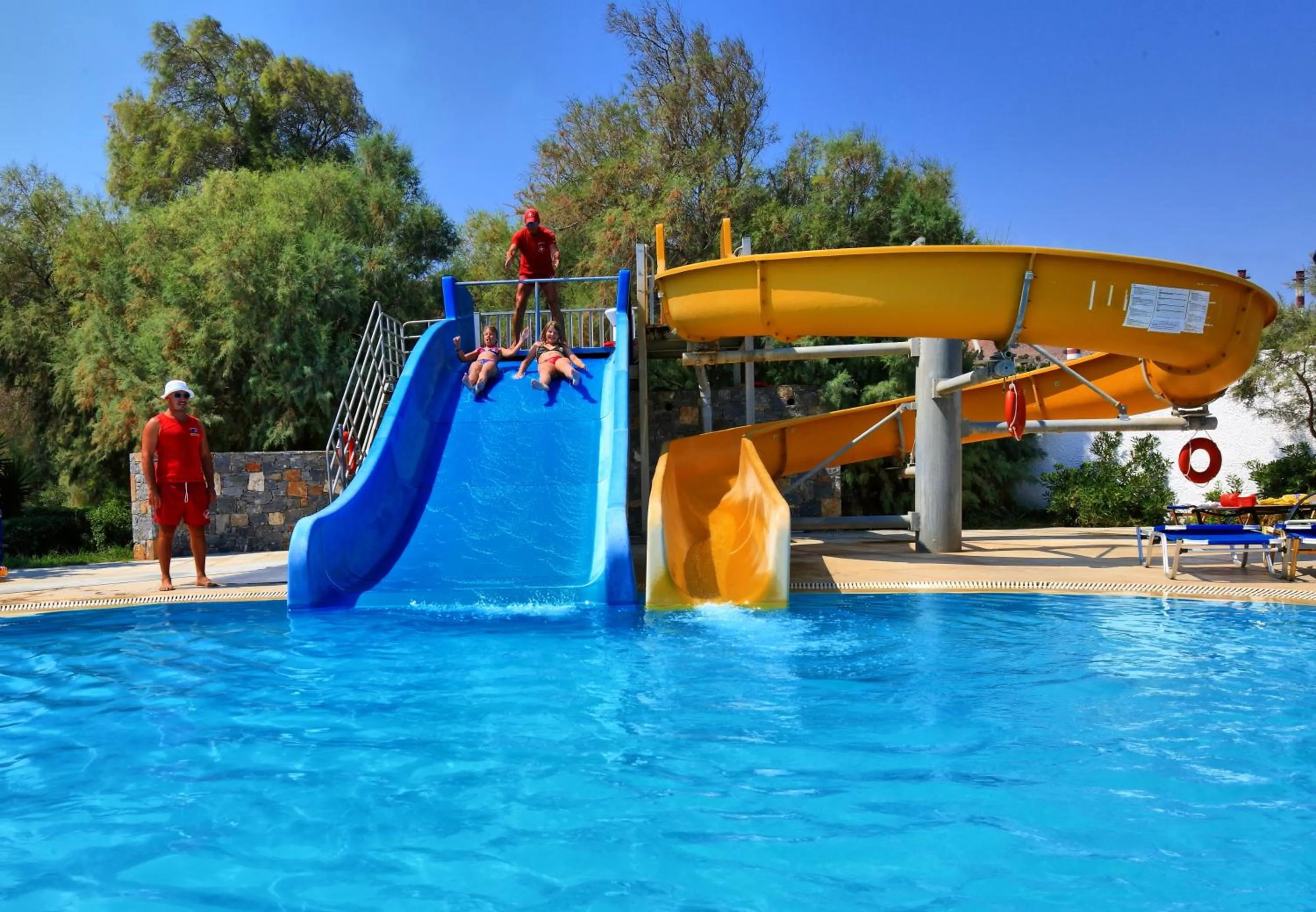 Aqua park in Apollonia Beach Resort & Spa