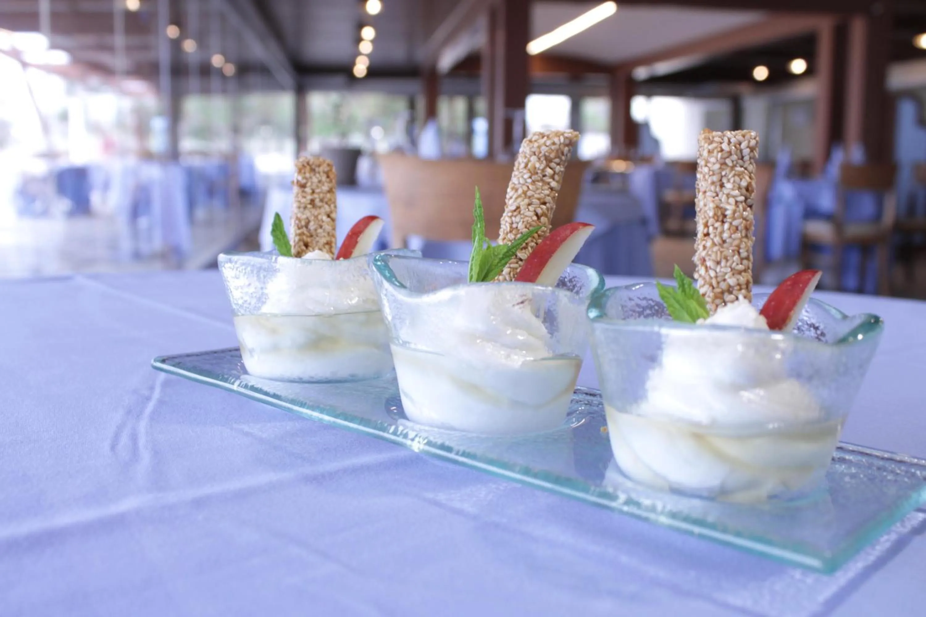 Food in Apollonia Beach Resort & Spa