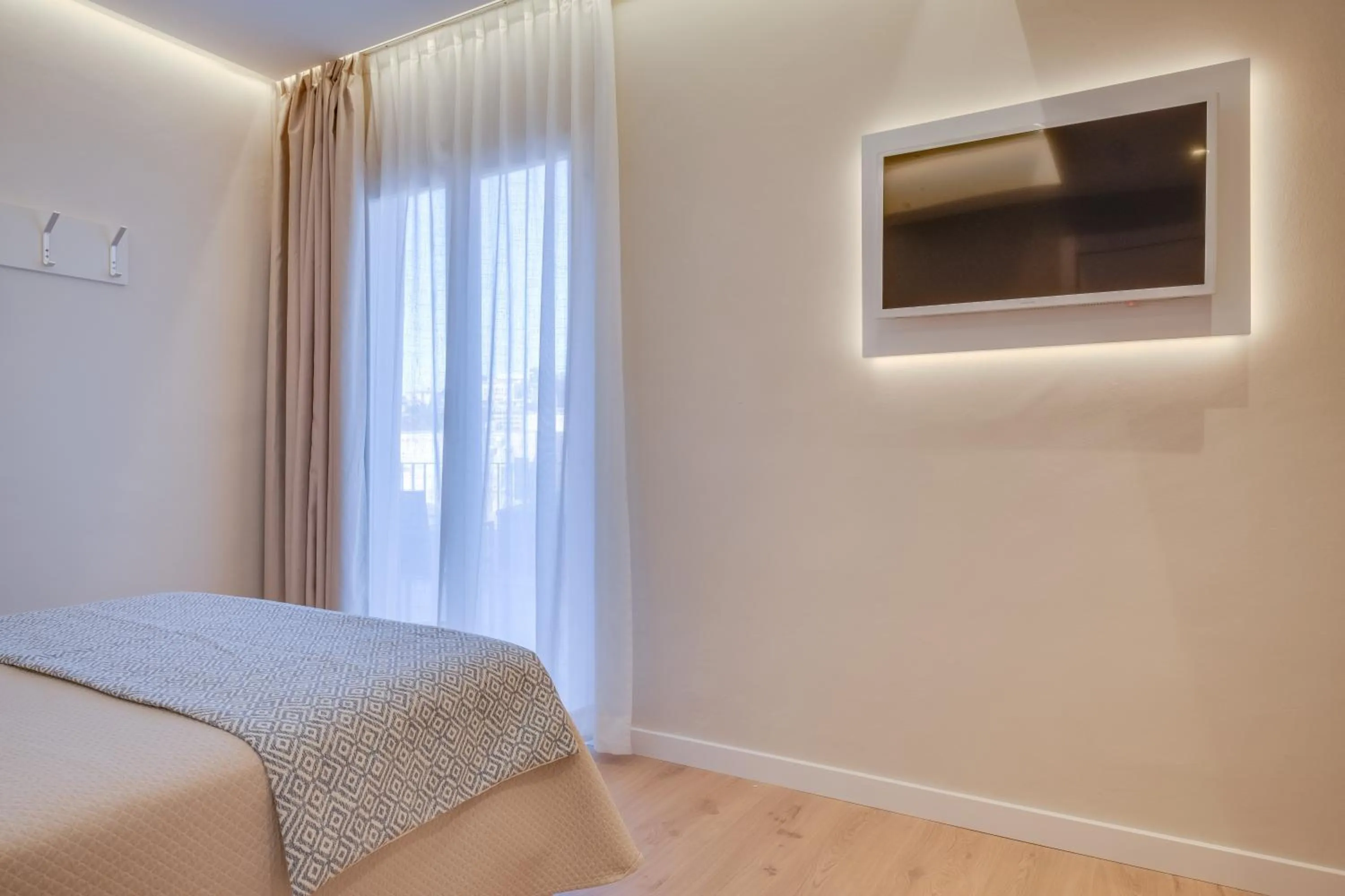 Bedroom, Bed in Hotel Eden Soller