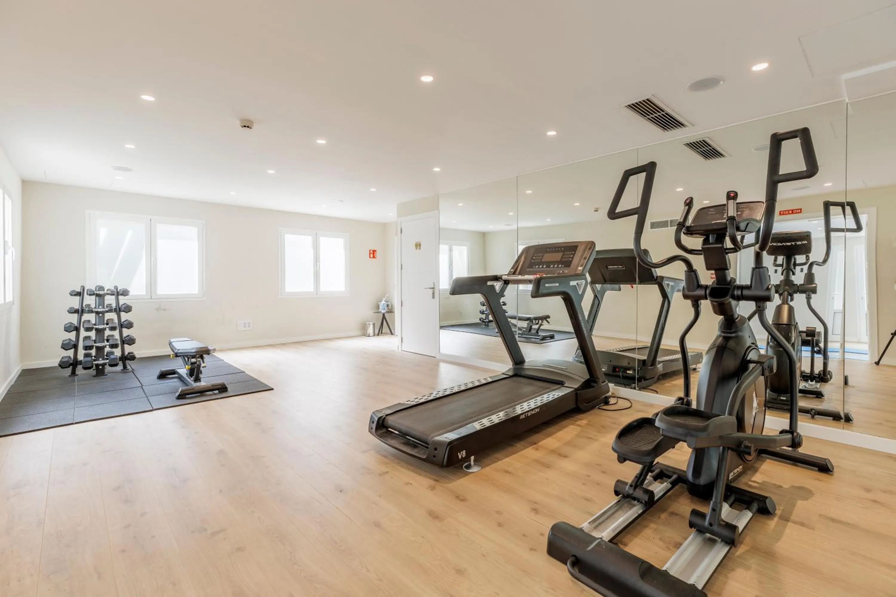 Fitness centre/facilities in Hotel Eden Soller