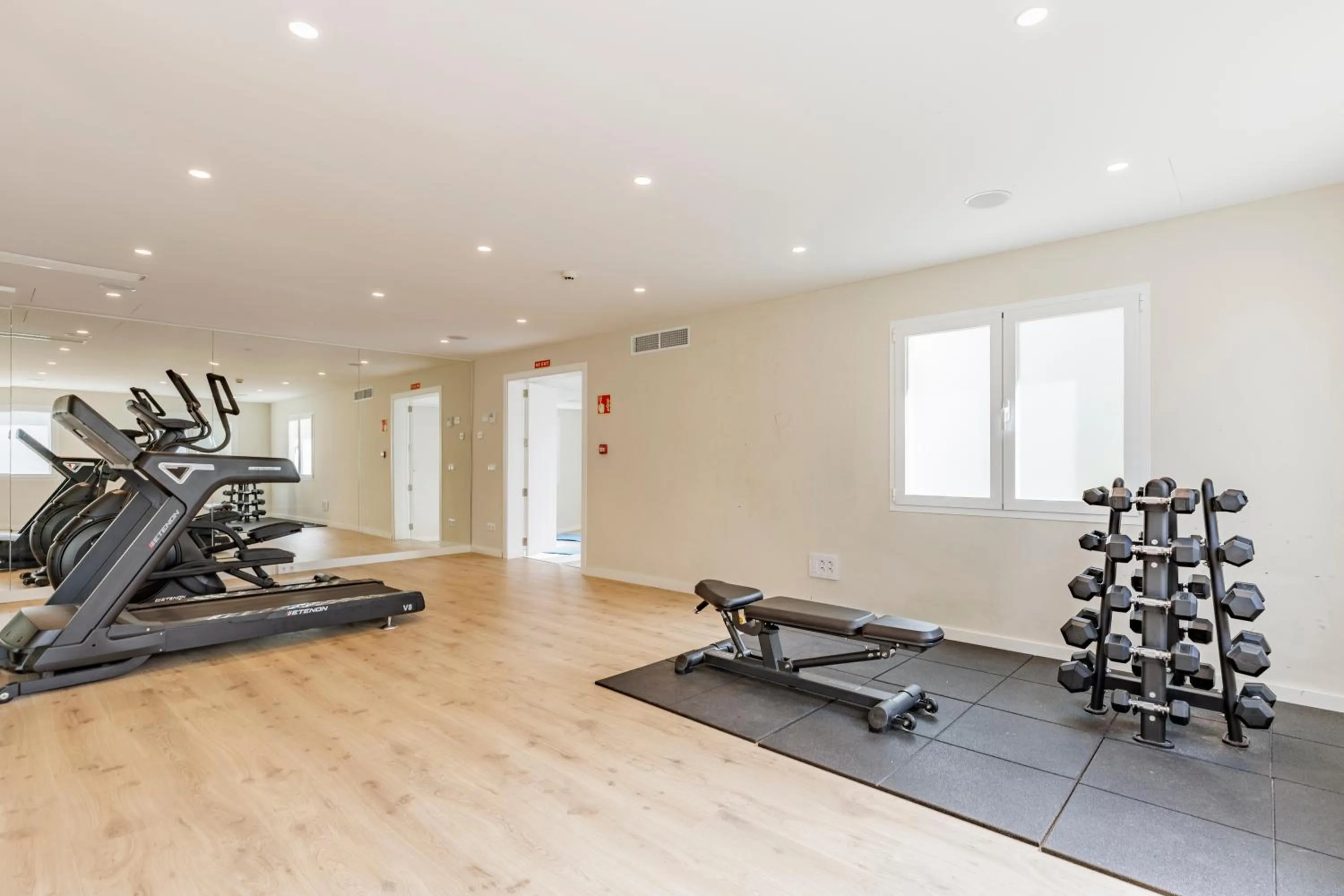 Fitness centre/facilities in Hotel Eden Soller
