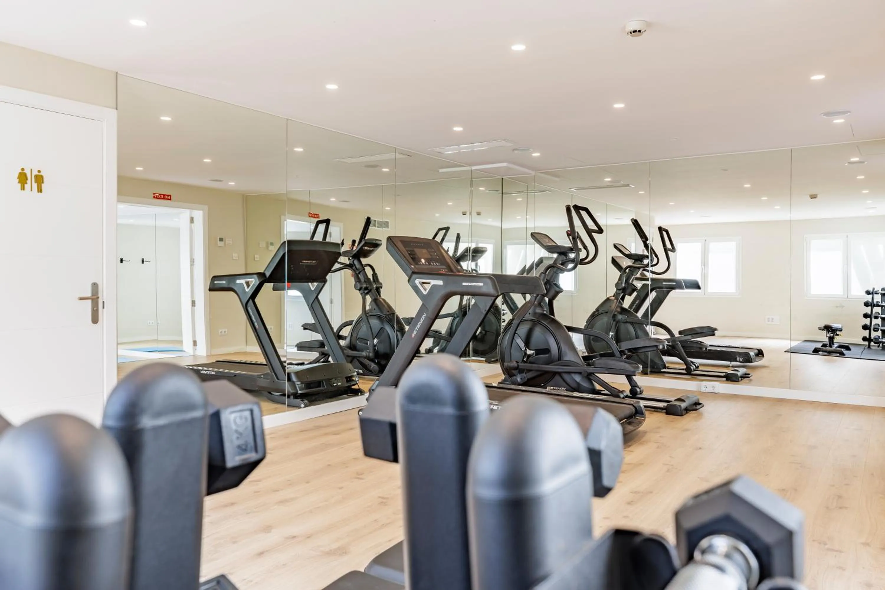 Fitness centre/facilities in Hotel Eden Soller