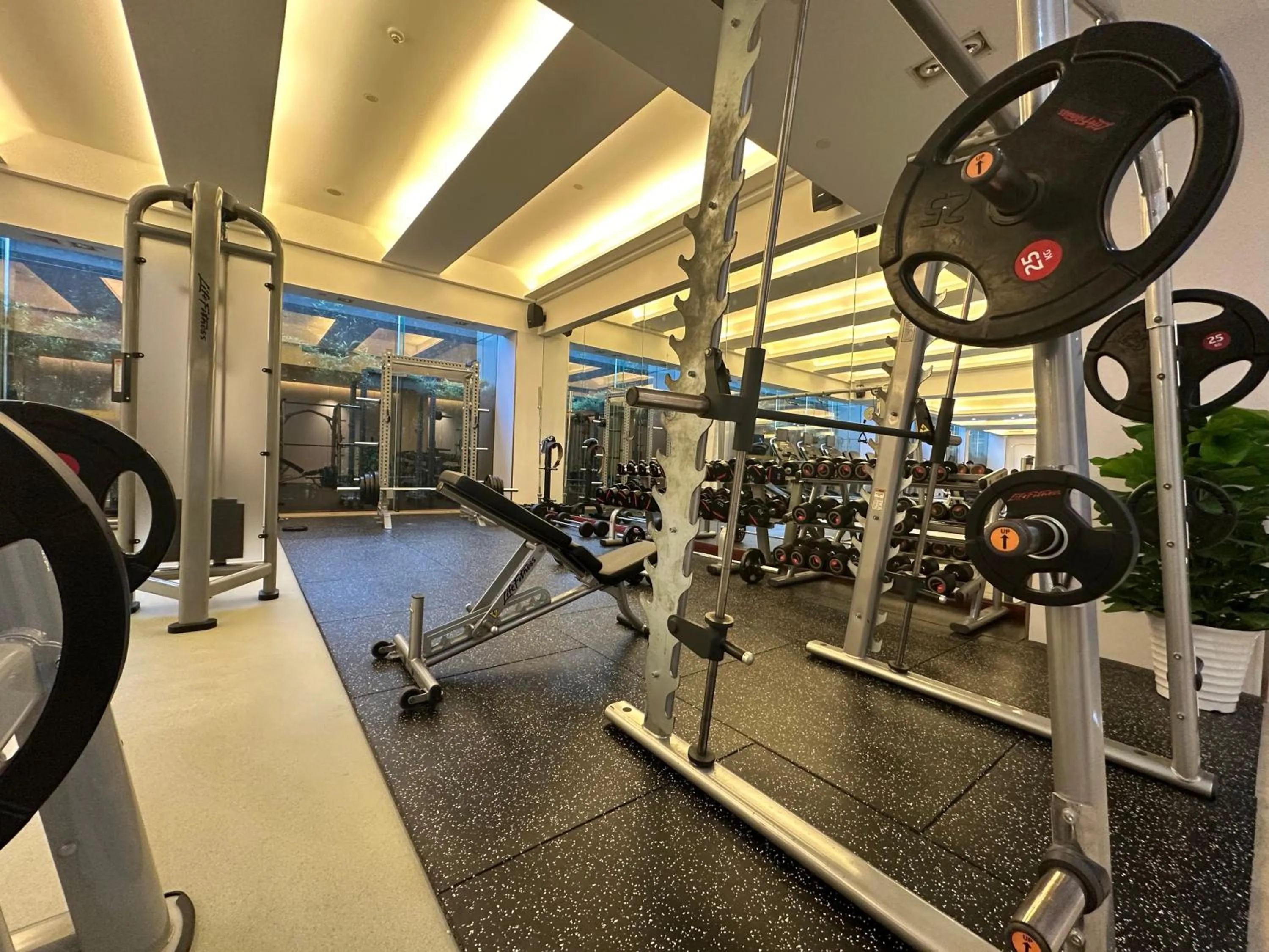 Fitness centre/facilities in Grand Skylight International Hotel Shenzhen Guanlan, Near Metro Station, Huawei, Foxcnn, Shenzhen North Railway