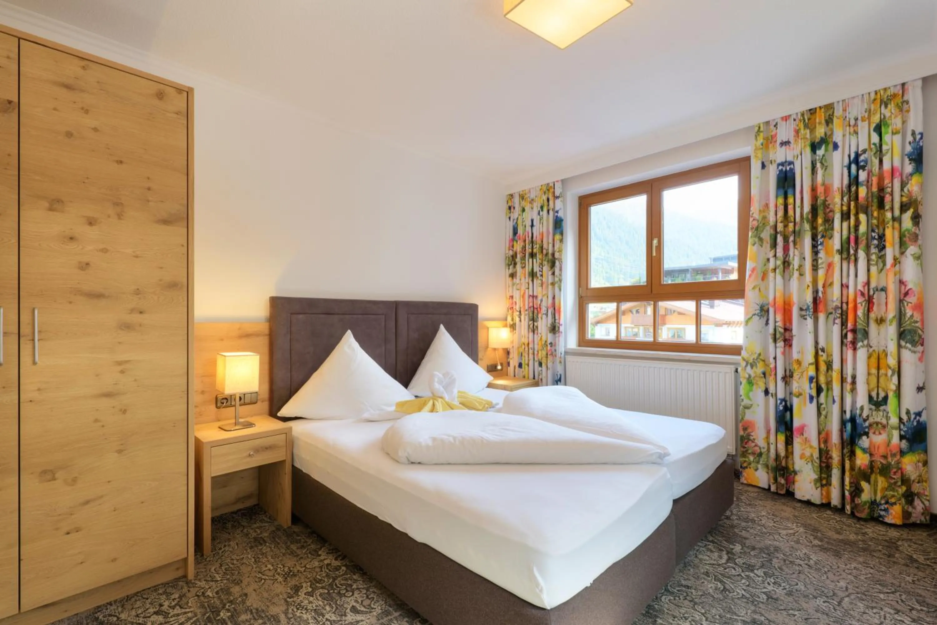 Bedroom, Bed in Aparthotel Acksteiner