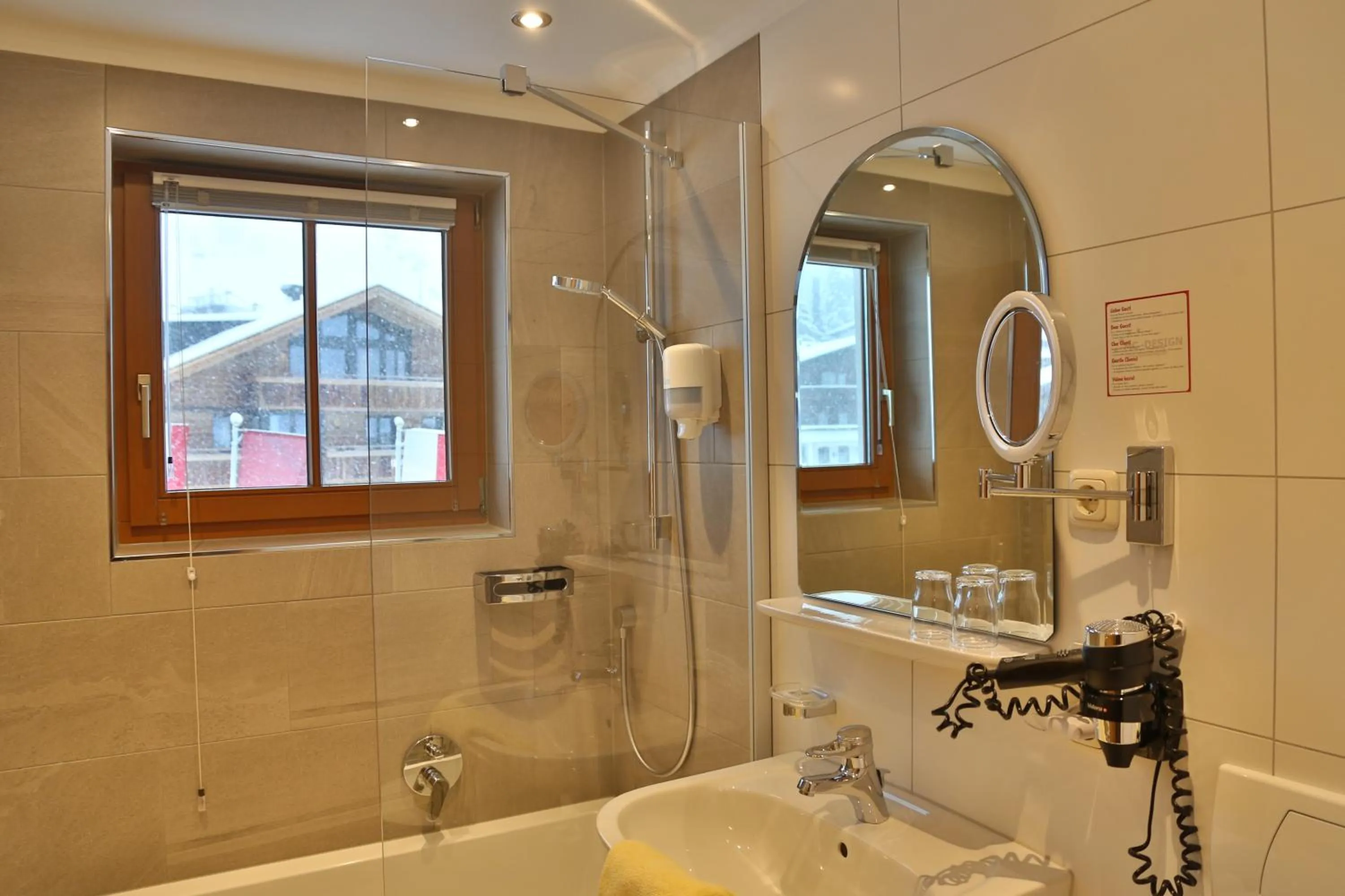 Bathroom in Aparthotel Acksteiner