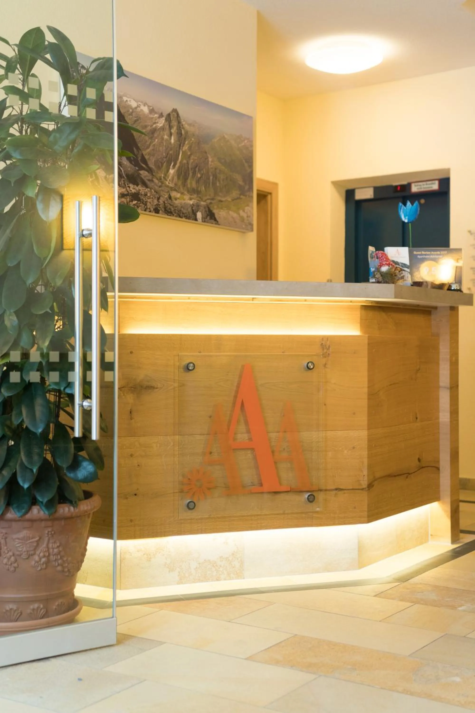 Lobby or reception in Aparthotel Acksteiner