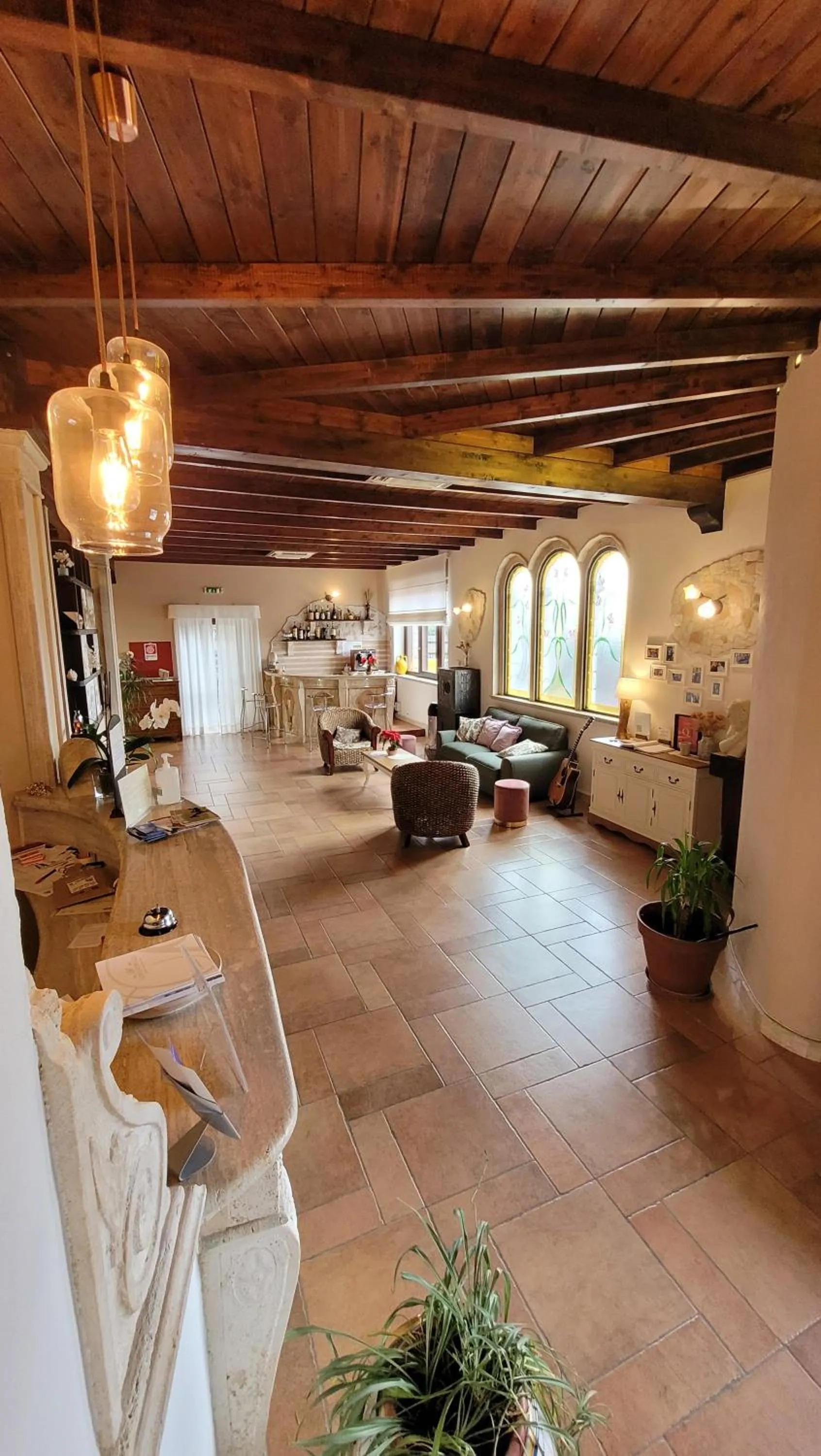 Lobby or reception in Domus Romulea