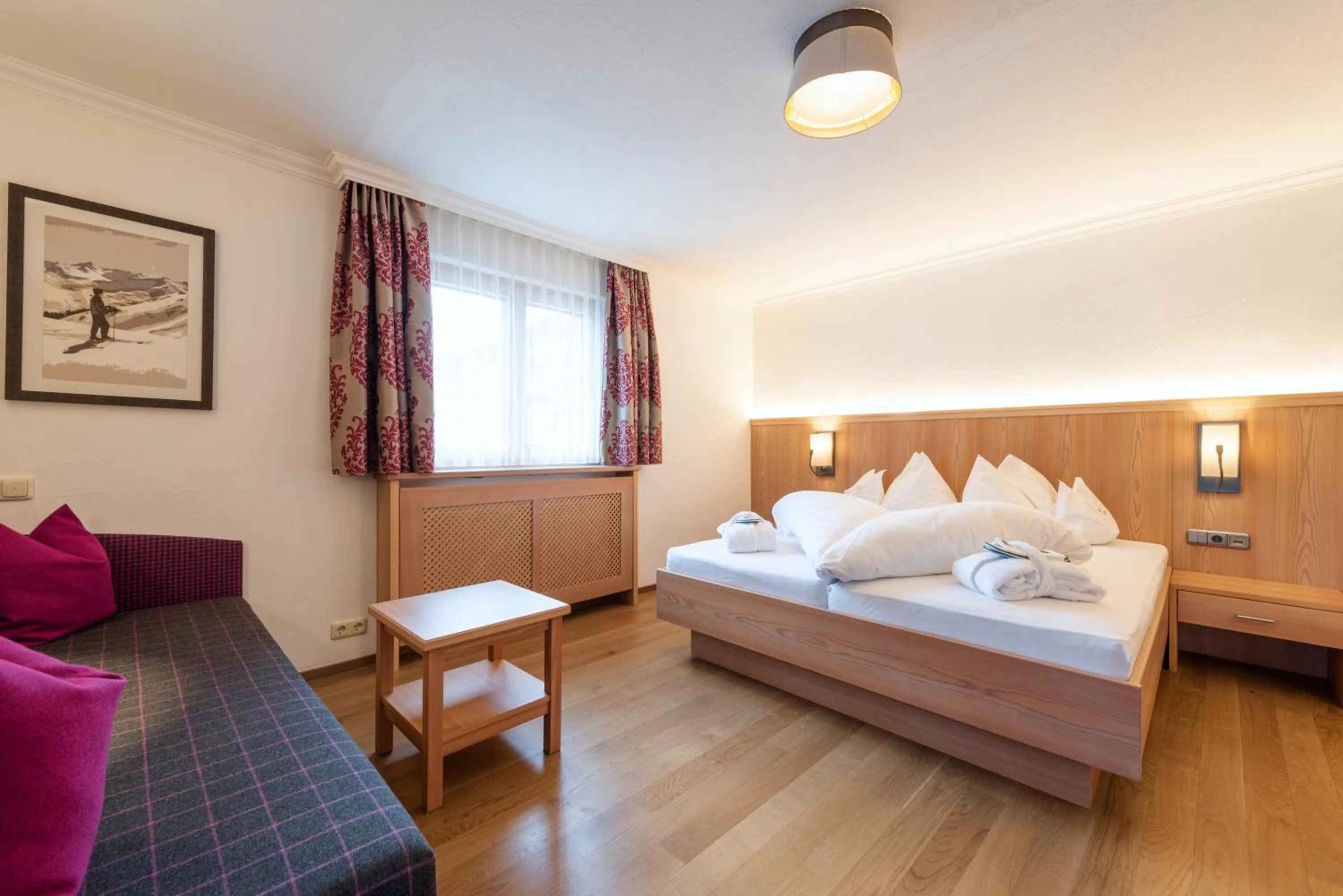 Bed in Heart Hotel Arlberg