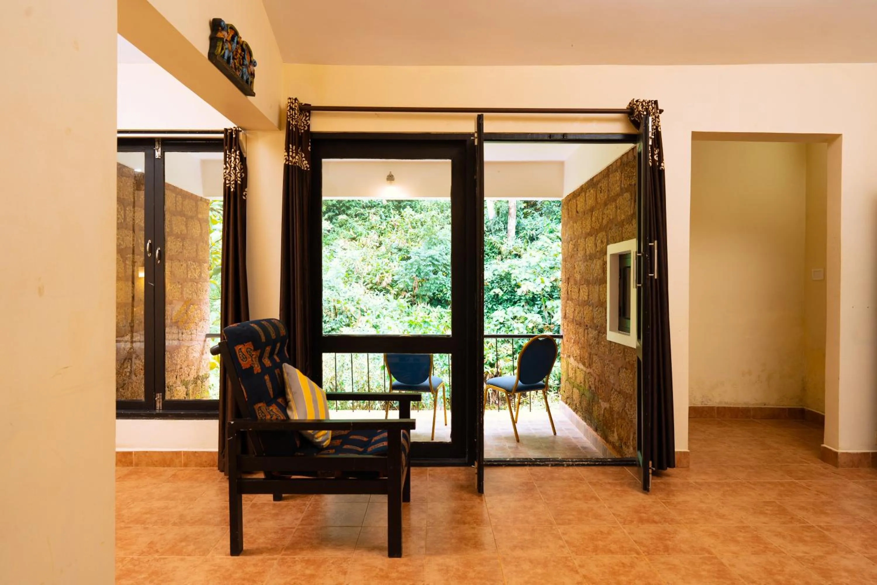 Seating area in Falling Waters Munnar