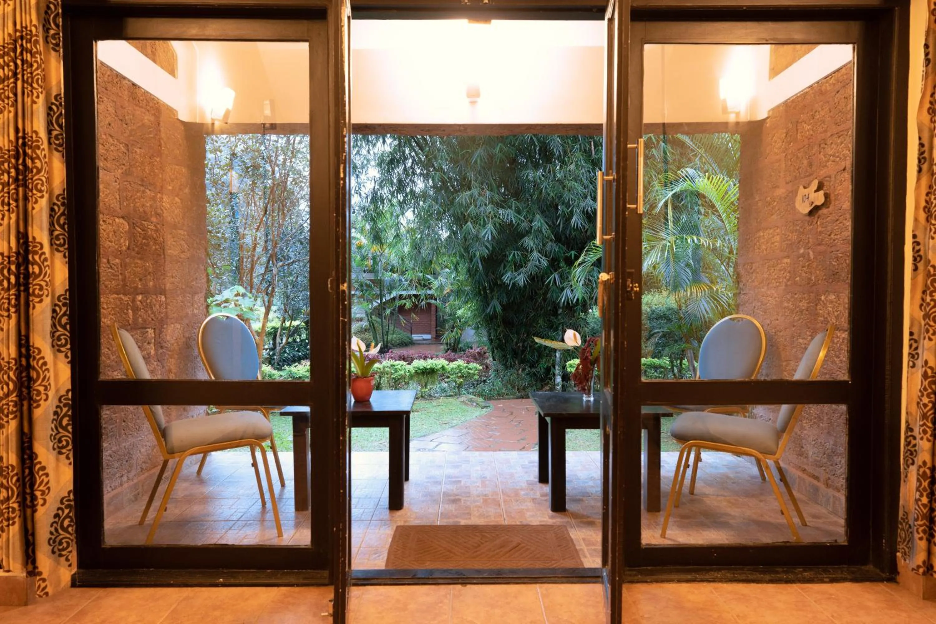 Patio in Falling Waters Munnar