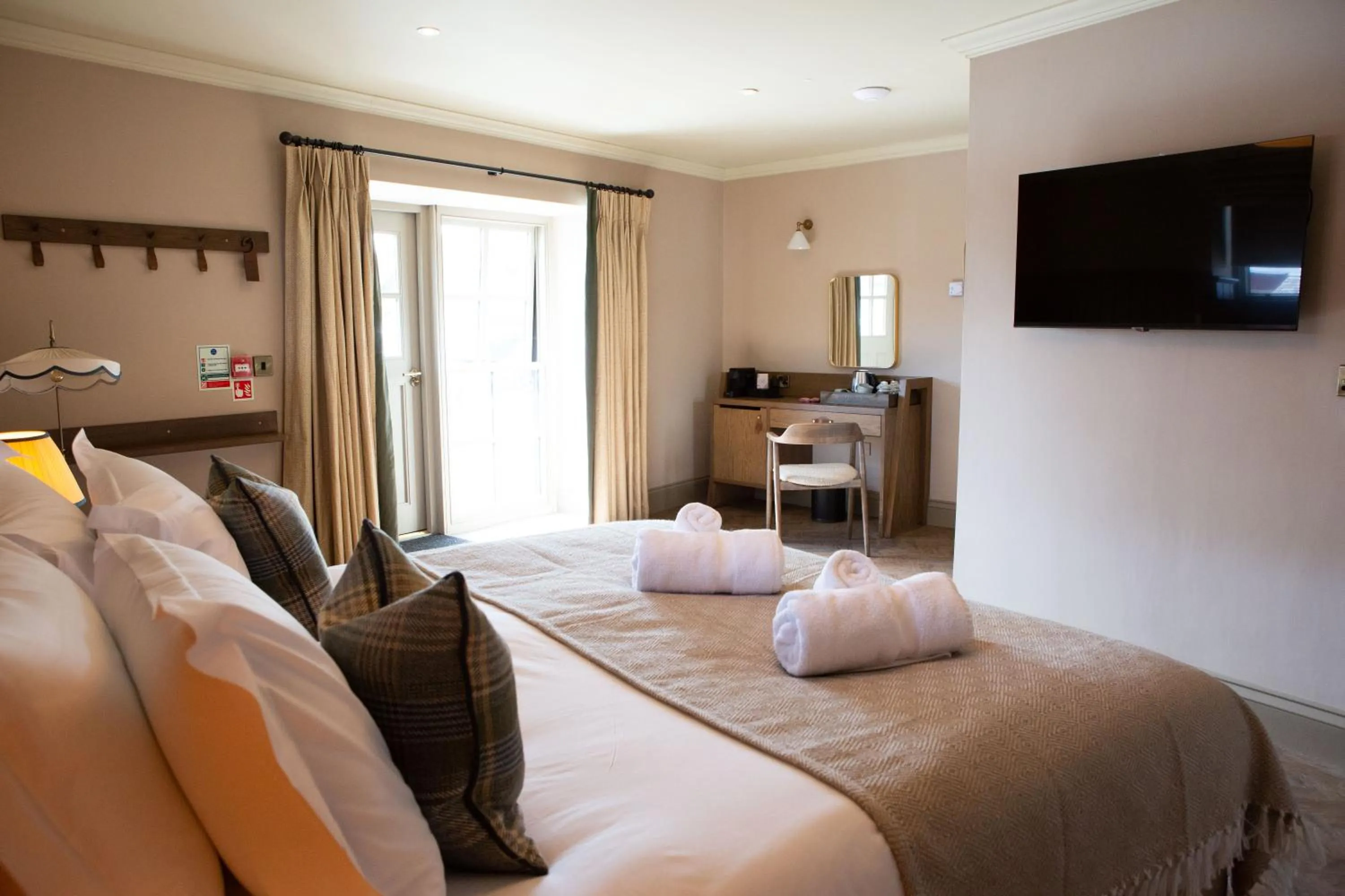 Bed in The Crown Inn