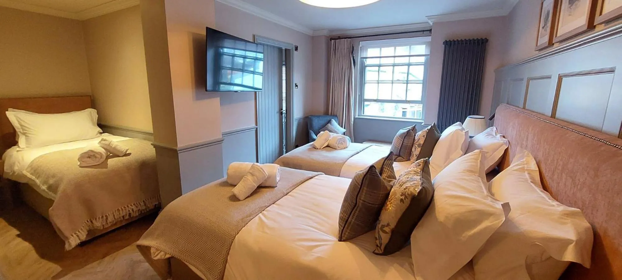 Bed in The Crown Inn