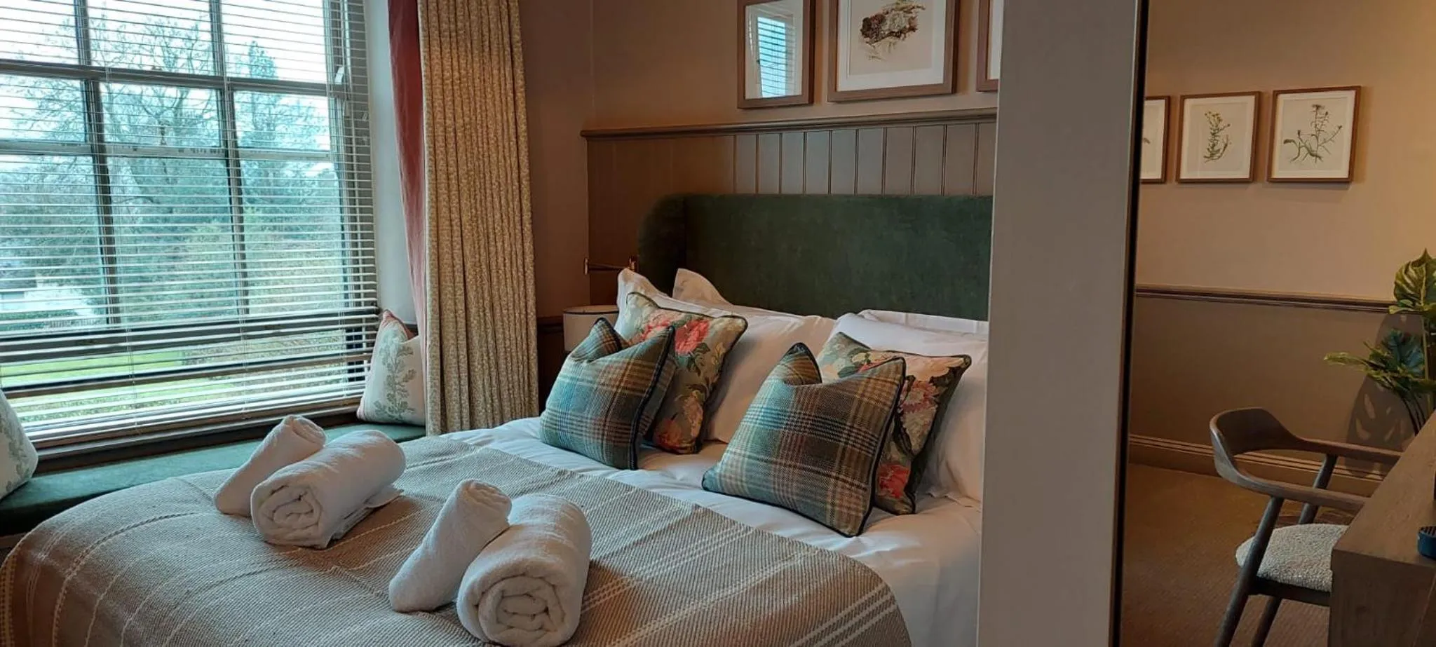 Bed in The Crown Inn